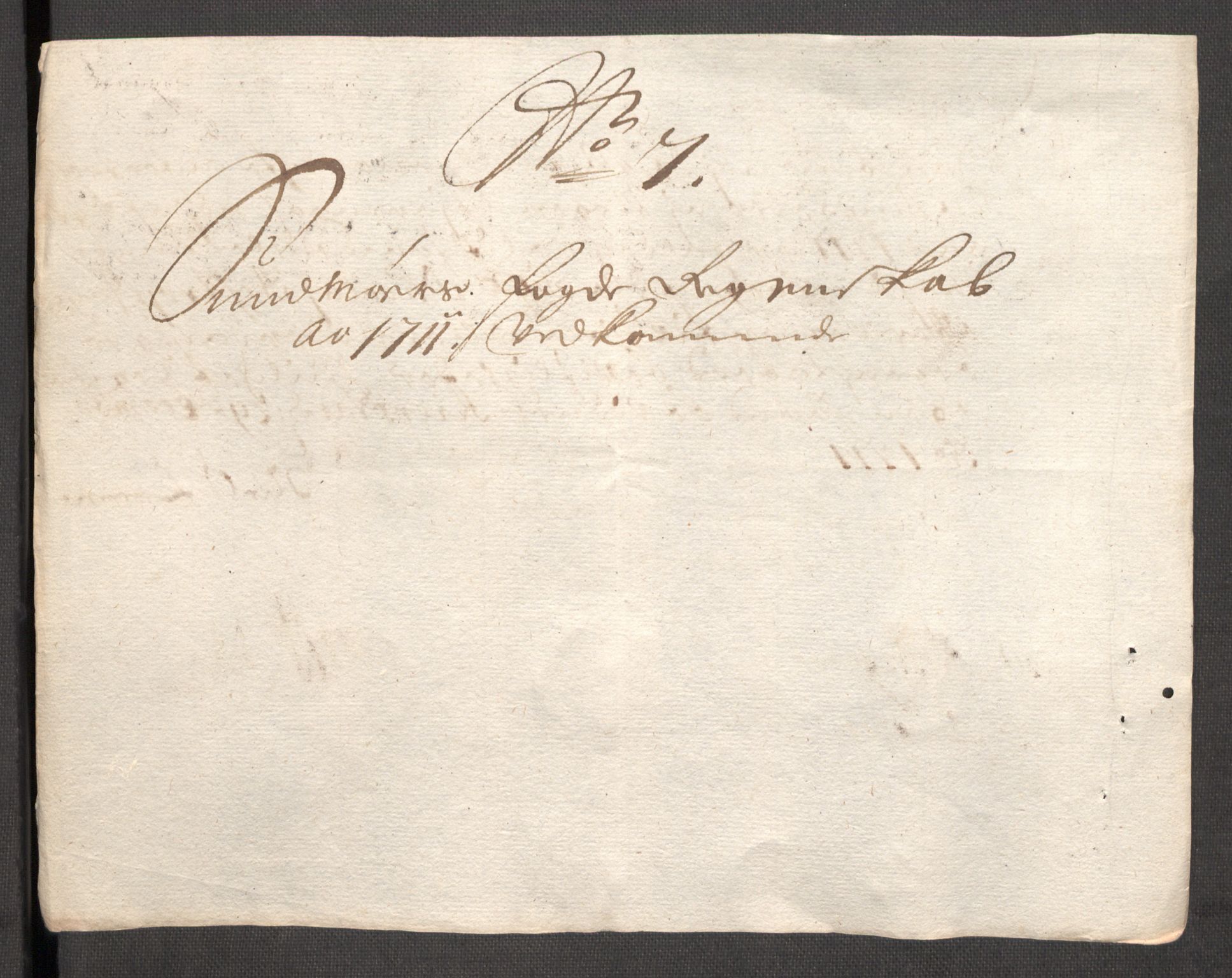 Rentekammeret inntil 1814, Reviderte regnskaper, Fogderegnskap, RA/EA-4092/R54/L3564: Fogderegnskap Sunnmøre, 1711, p. 123