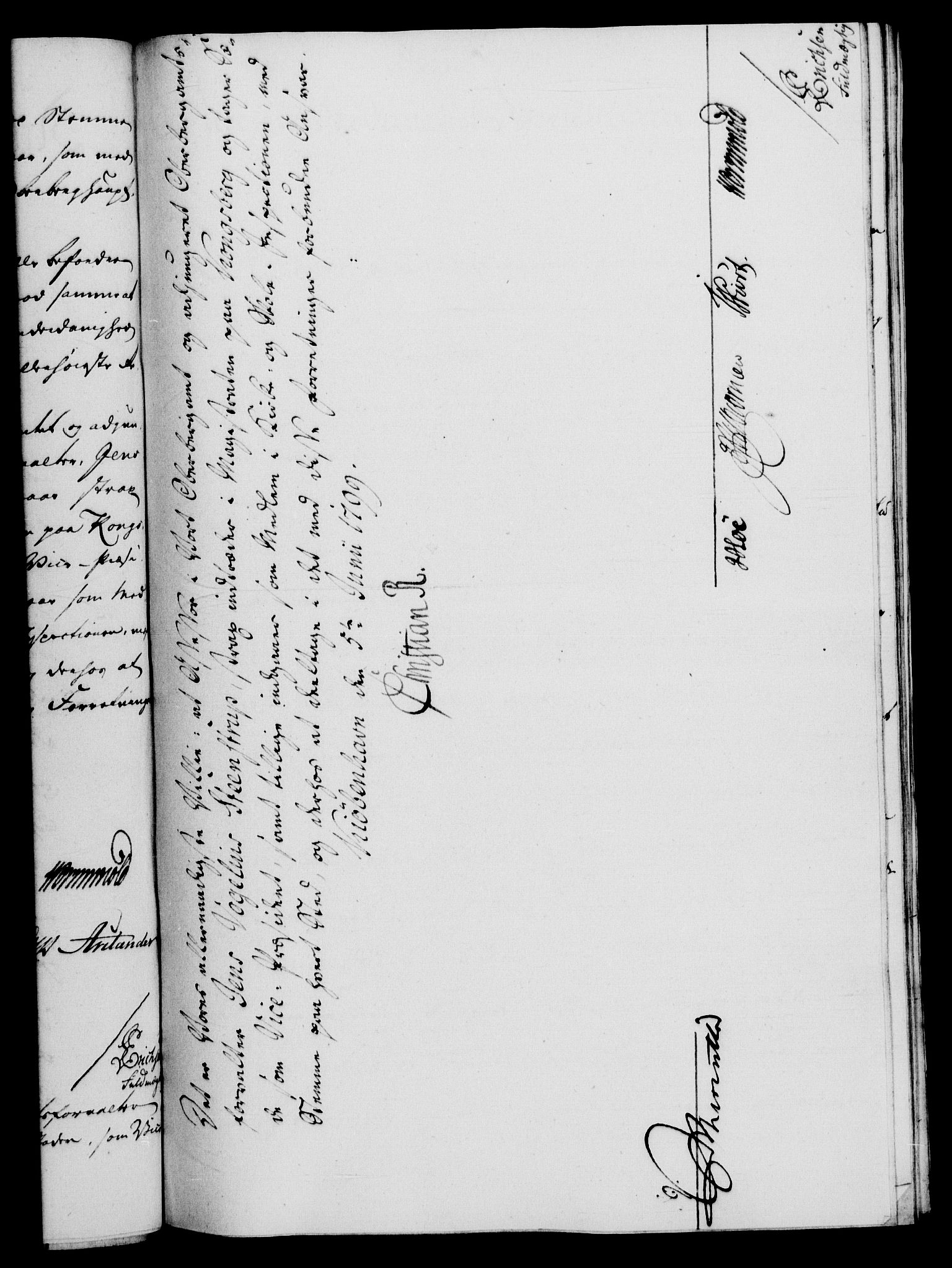Rentekammeret, Renteskriverkontorene, RA/EA-3115/M/Mf/Mfb/L0004: Relasjons- og resolusjonsprotokoll med register (merket RK 54.10), 1799-1800