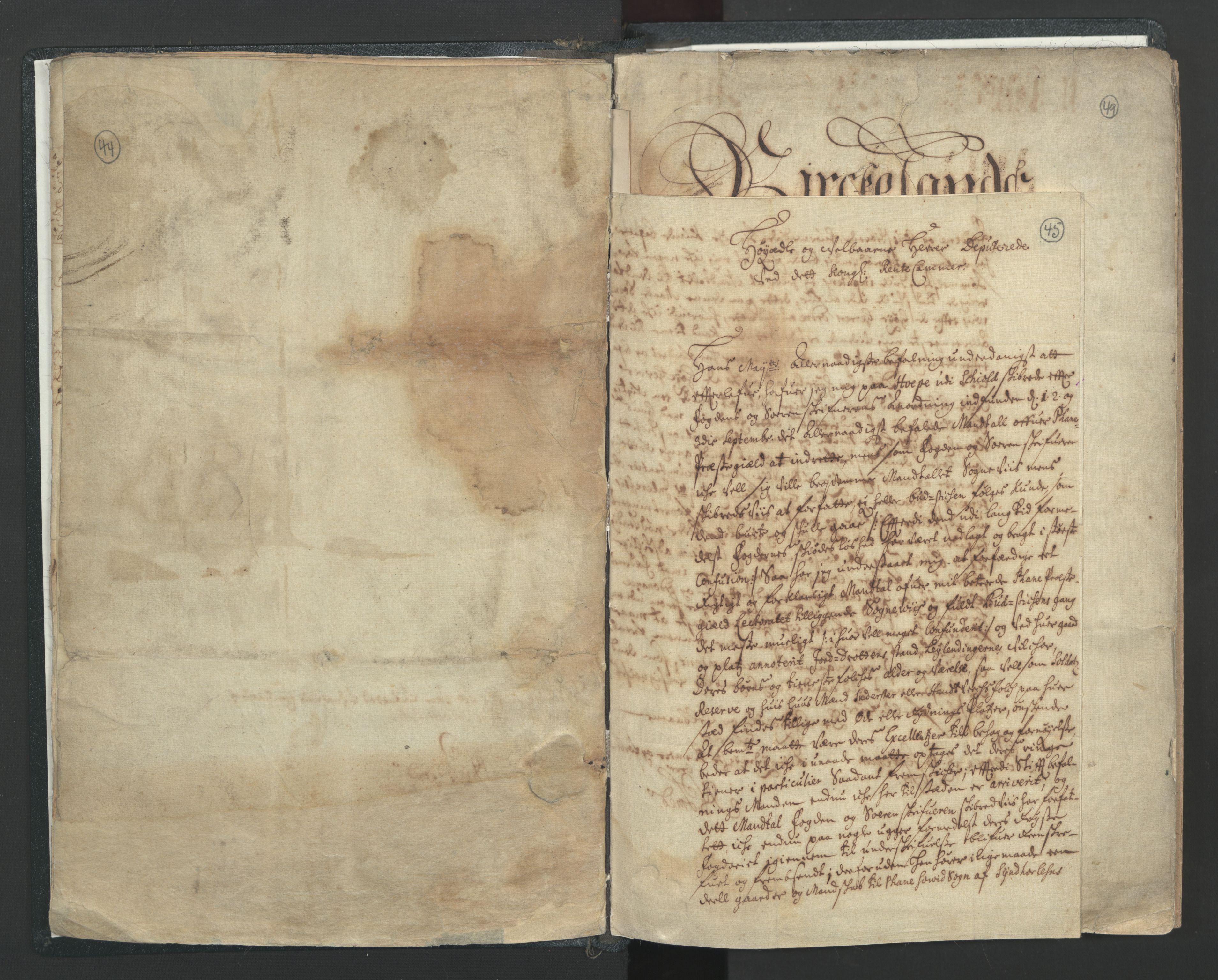 RA, Census (manntall) 1701, no. 7: Nordhordland and Voss fogderi, 1701, p. 44-45