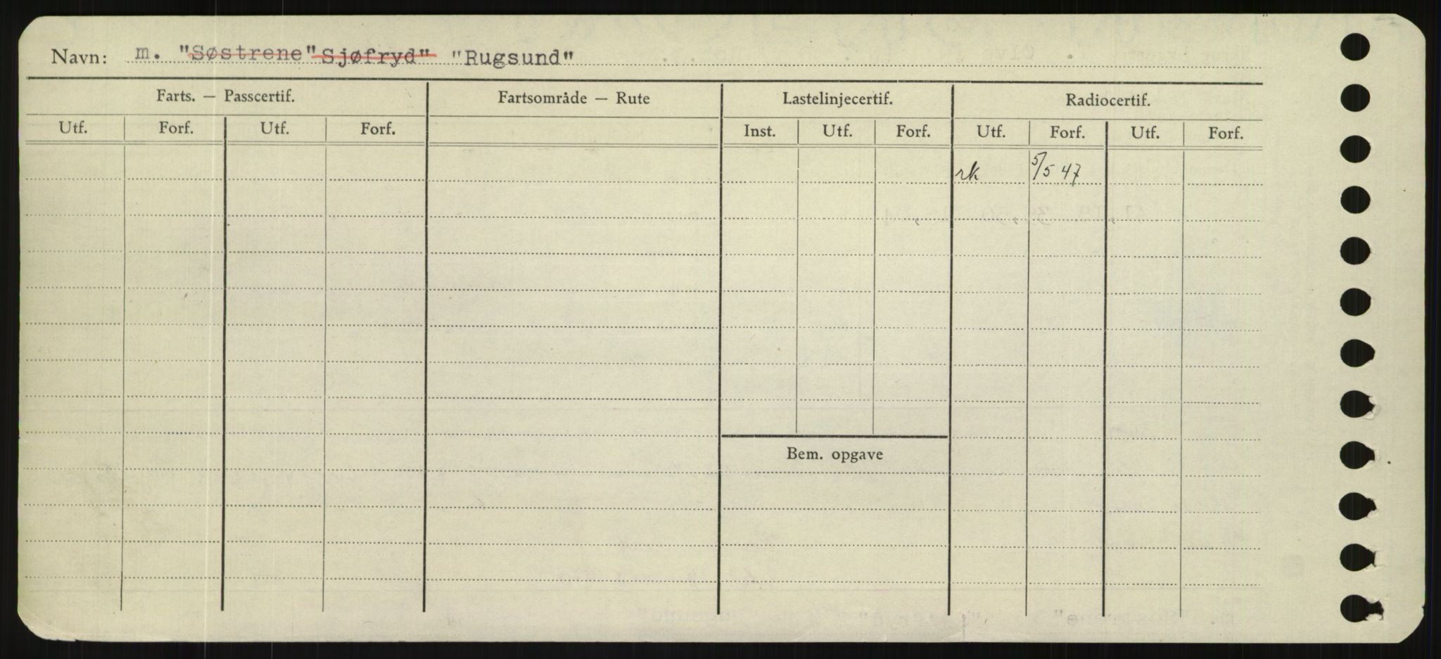 Sjøfartsdirektoratet med forløpere, Skipsmålingen, AV/RA-S-1627/H/Hd/L0031: Fartøy, Rju-Sam, p. 290