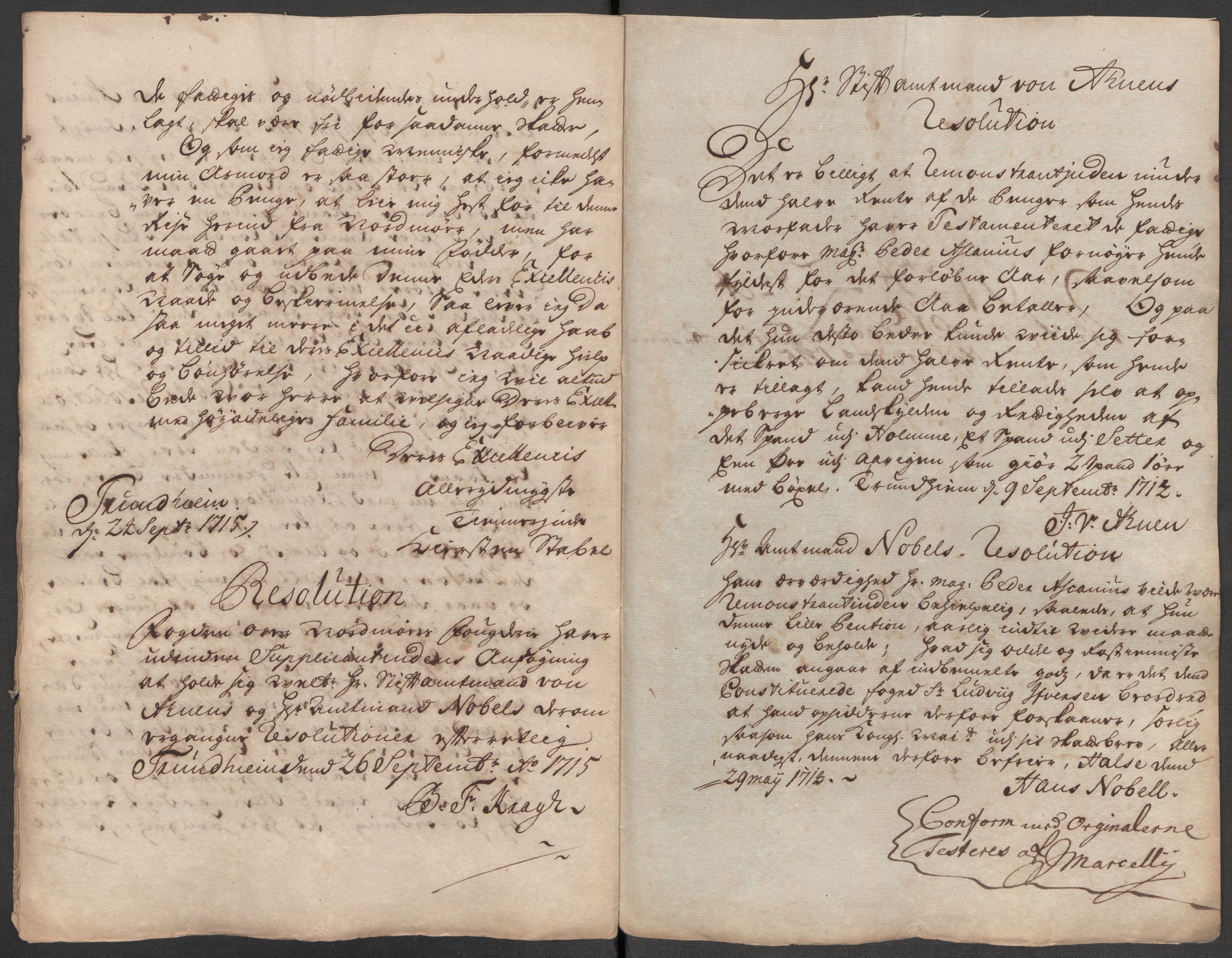 Rentekammeret inntil 1814, Reviderte regnskaper, Fogderegnskap, RA/EA-4092/R56/L3748: Fogderegnskap Nordmøre, 1714-1715, p. 539