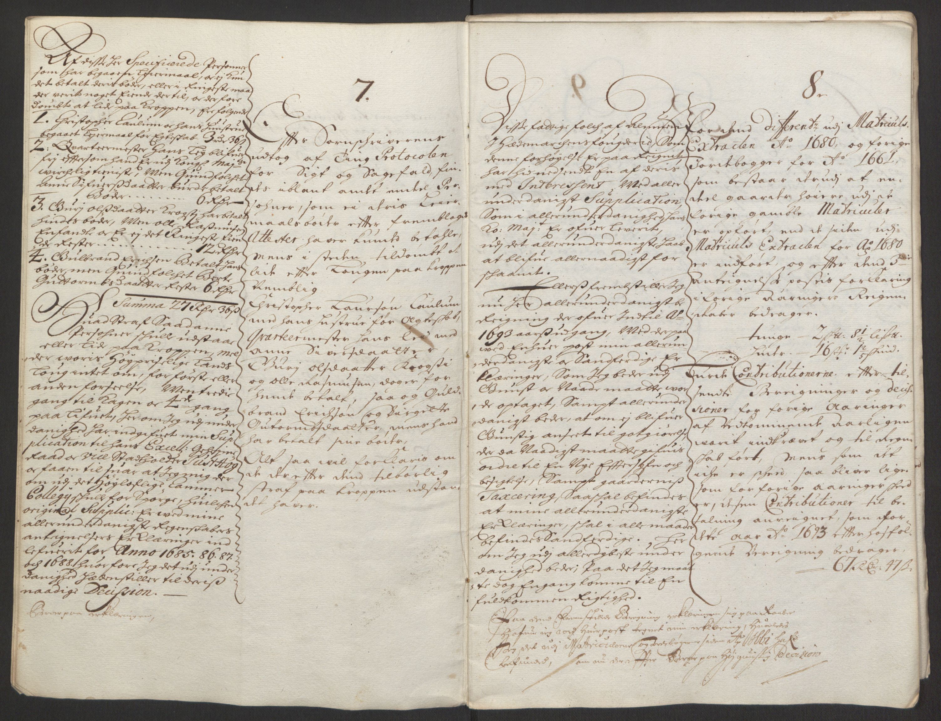 Rentekammeret inntil 1814, Reviderte regnskaper, Fogderegnskap, AV/RA-EA-4092/R16/L1034: Fogderegnskap Hedmark, 1693, p. 238