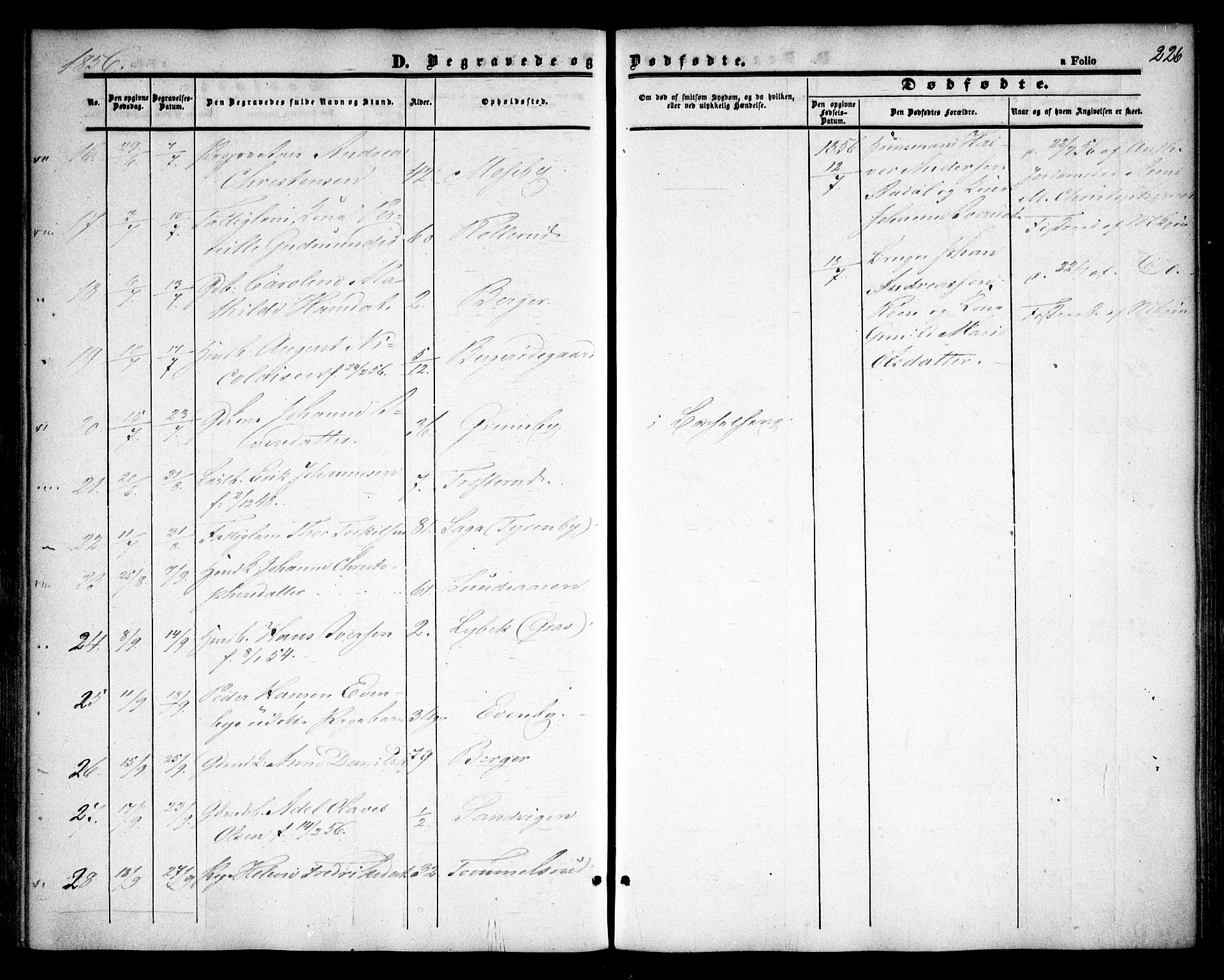 Rødenes prestekontor Kirkebøker, AV/SAO-A-2005/F/Fa/L0006: Parish register (official) no. I 6, 1850-1859, p. 226