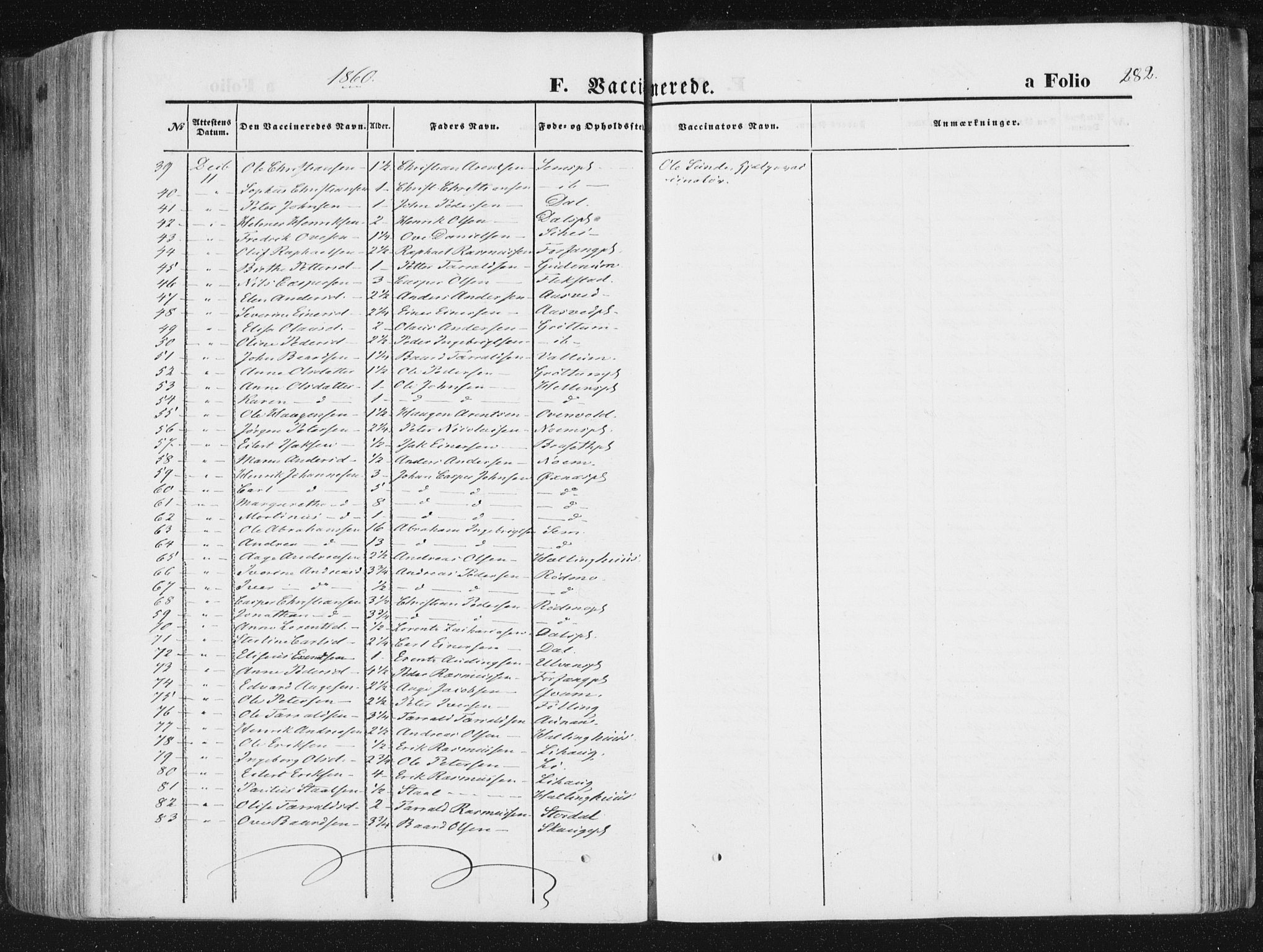Ministerialprotokoller, klokkerbøker og fødselsregistre - Nord-Trøndelag, SAT/A-1458/746/L0447: Parish register (official) no. 746A06, 1860-1877, p. 282