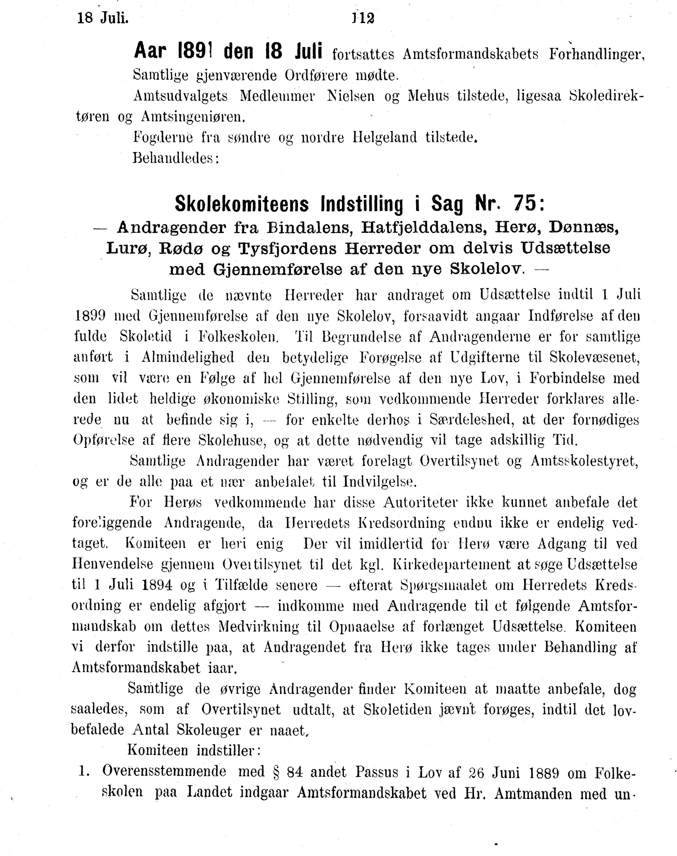 Nordland Fylkeskommune. Fylkestinget, AIN/NFK-17/176/A/Ac/L0016: Fylkestingsforhandlinger 1891-1893, 1891-1893, p. 112