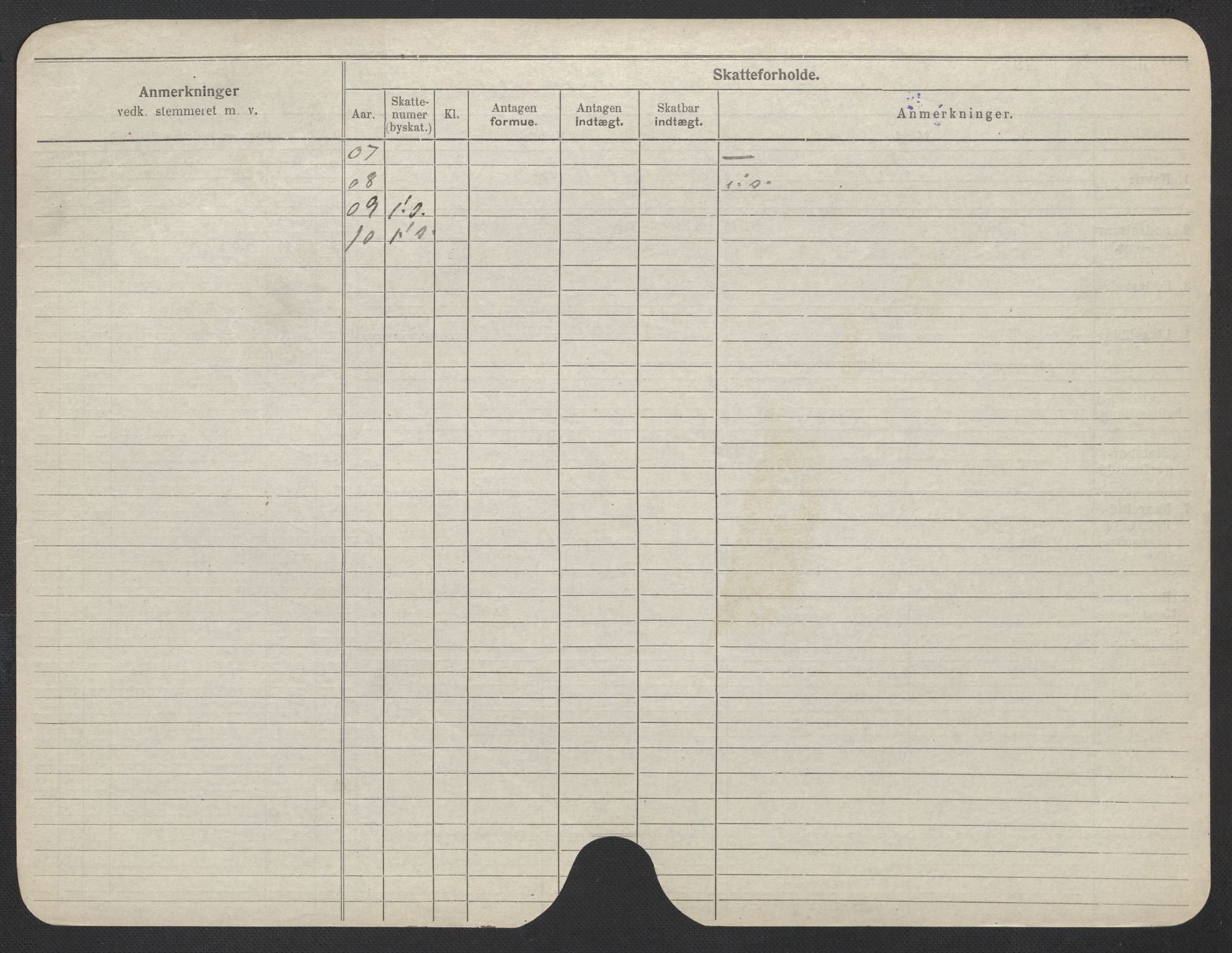 Oslo folkeregister, Registerkort, AV/SAO-A-11715/F/Fa/Fac/L0019: Kvinner, 1906-1914, p. 1099b