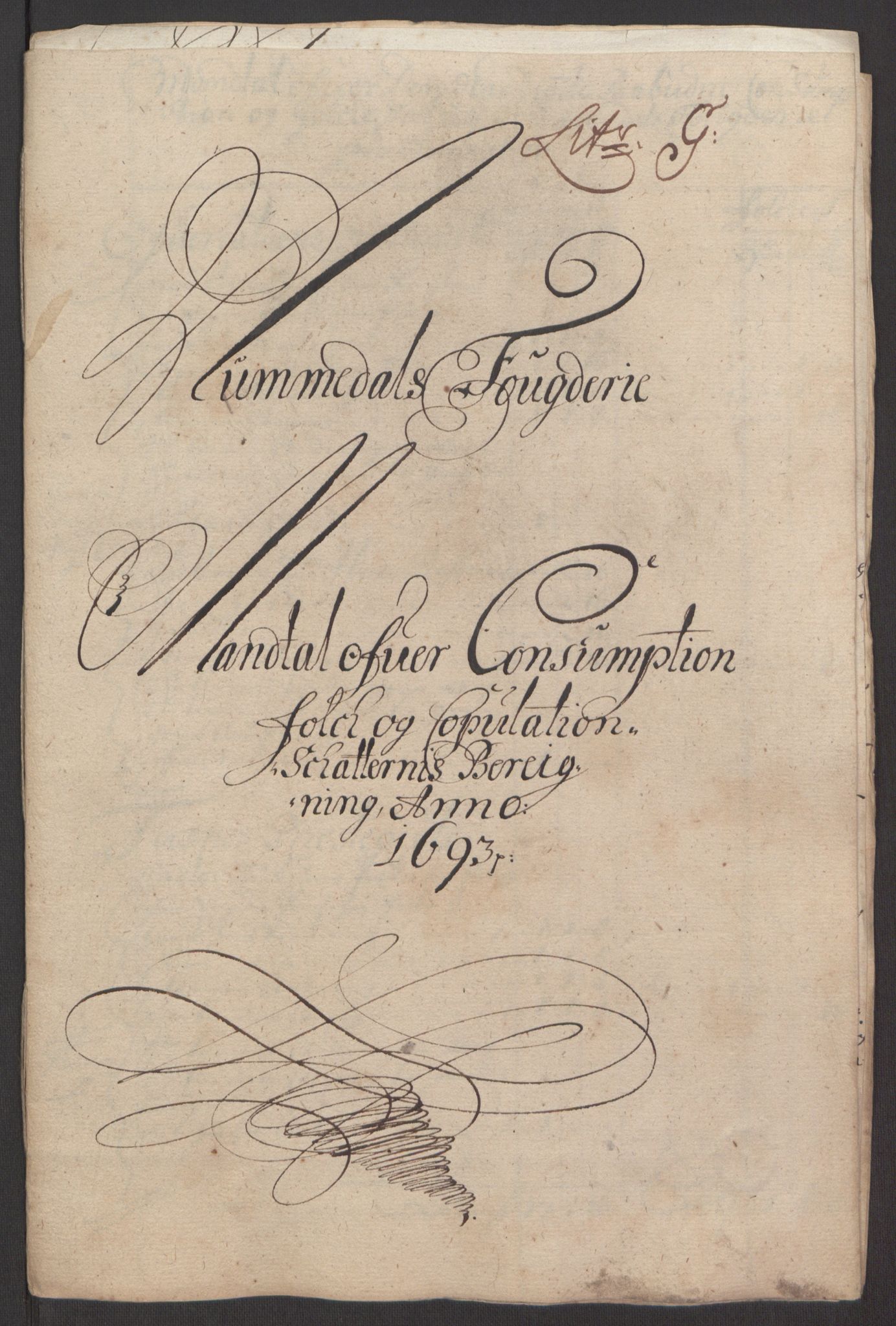 Rentekammeret inntil 1814, Reviderte regnskaper, Fogderegnskap, RA/EA-4092/R64/L4424: Fogderegnskap Namdal, 1692-1695, p. 268