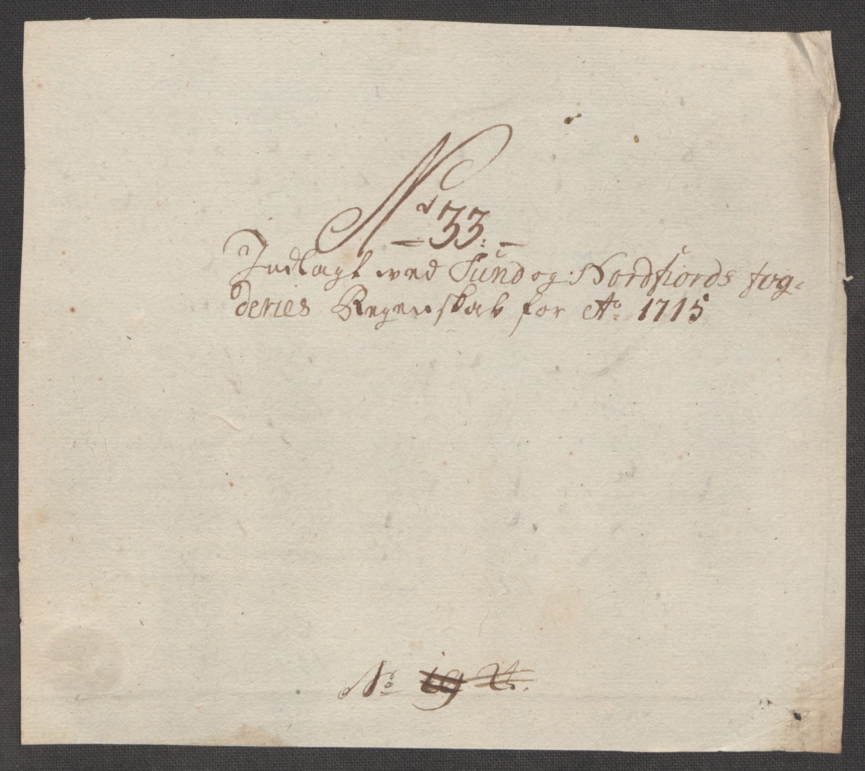 Rentekammeret inntil 1814, Reviderte regnskaper, Fogderegnskap, AV/RA-EA-4092/R53/L3439: Fogderegnskap Sunn- og Nordfjord, 1715, p. 508