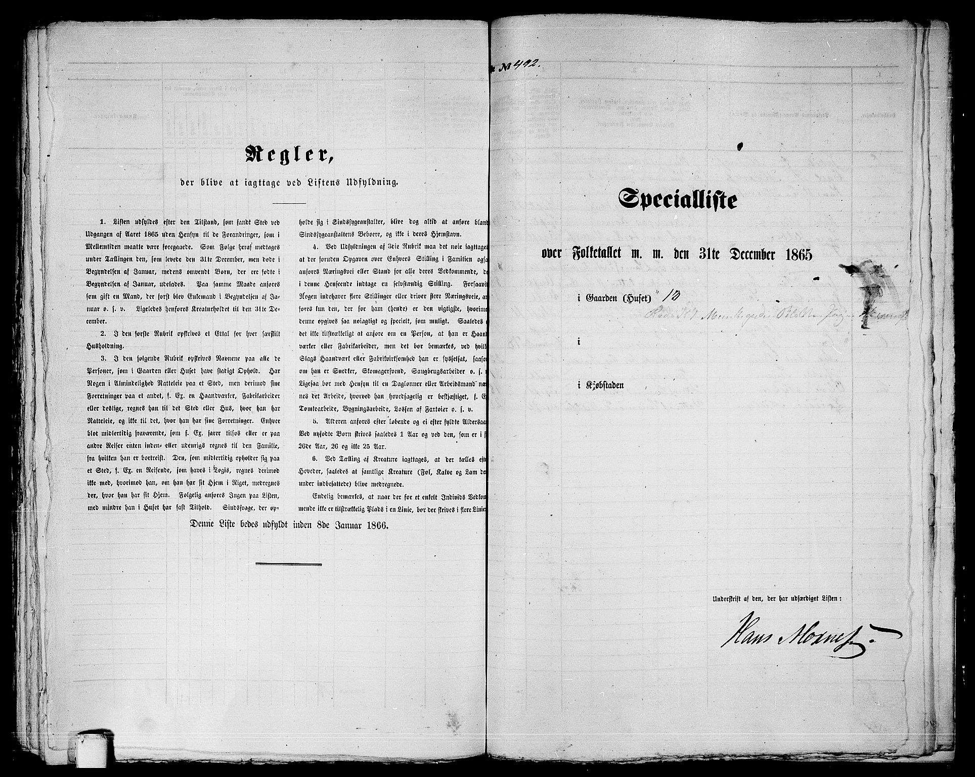 RA, 1865 census for Trondheim, 1865, p. 1028