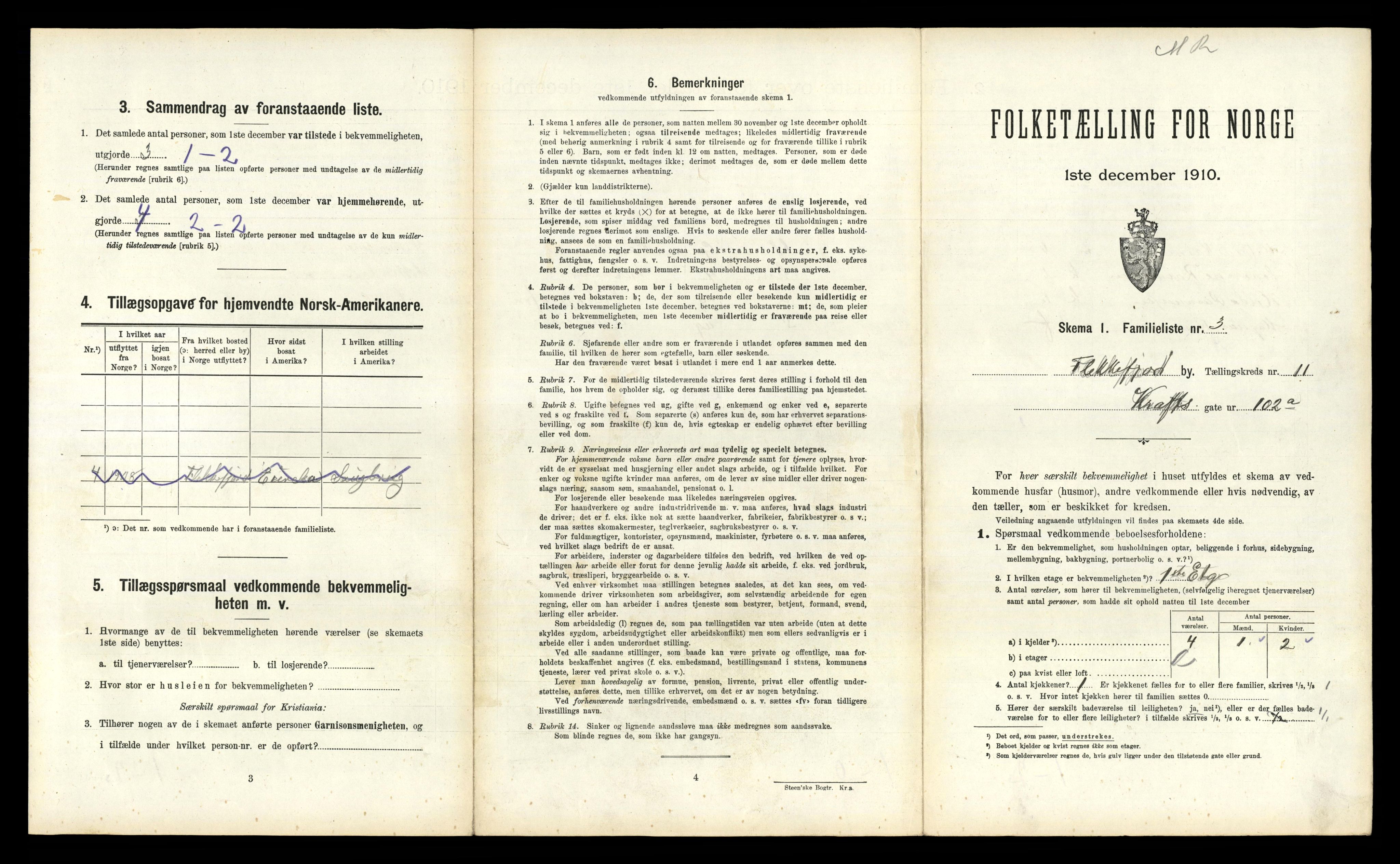 RA, 1910 census for Flekkefjord, 1910, p. 980