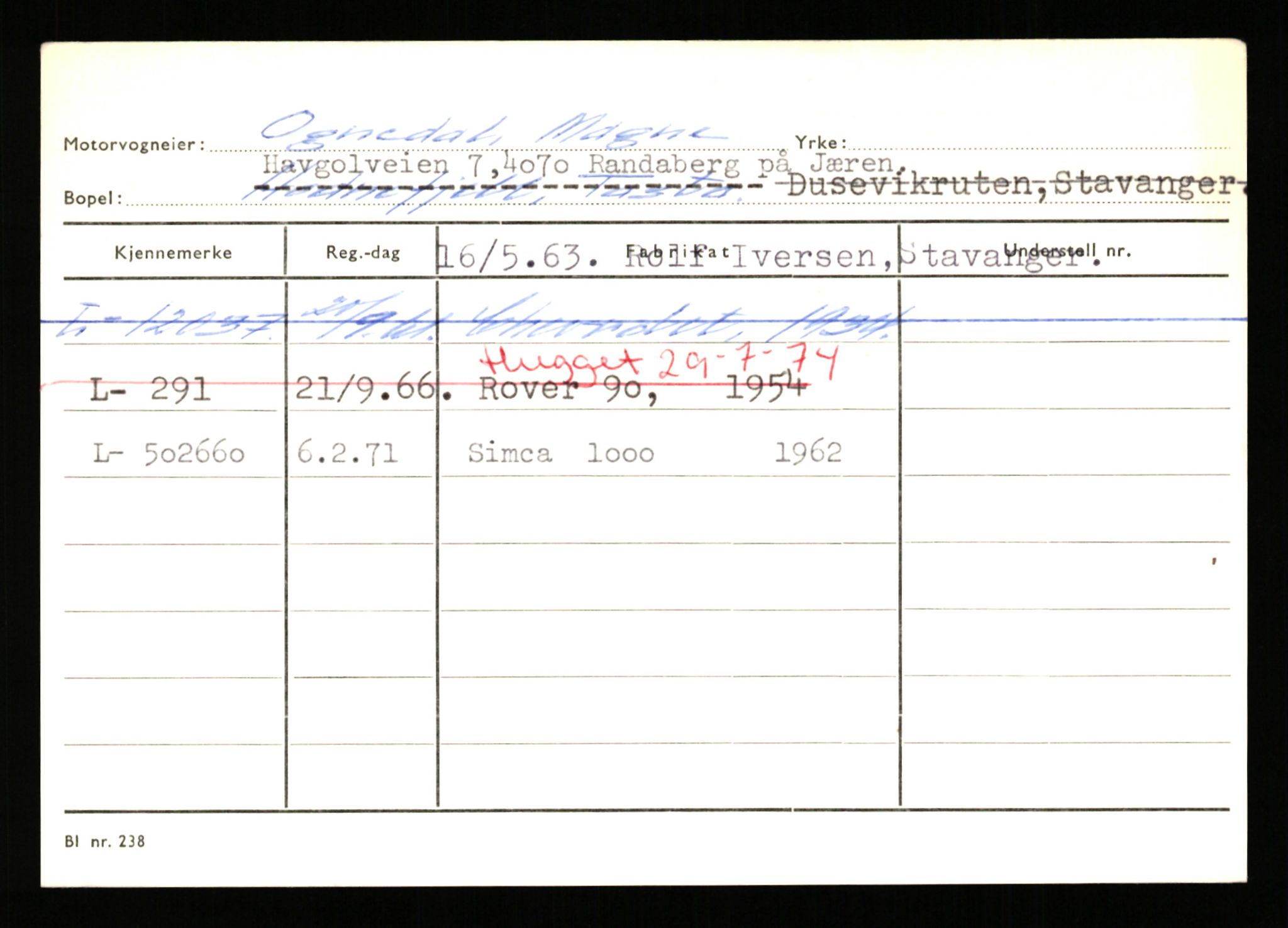 Stavanger trafikkstasjon, SAST/A-101942/0/H/L0028: Næsheim - Omastrand, 1930-1971, p. 1047