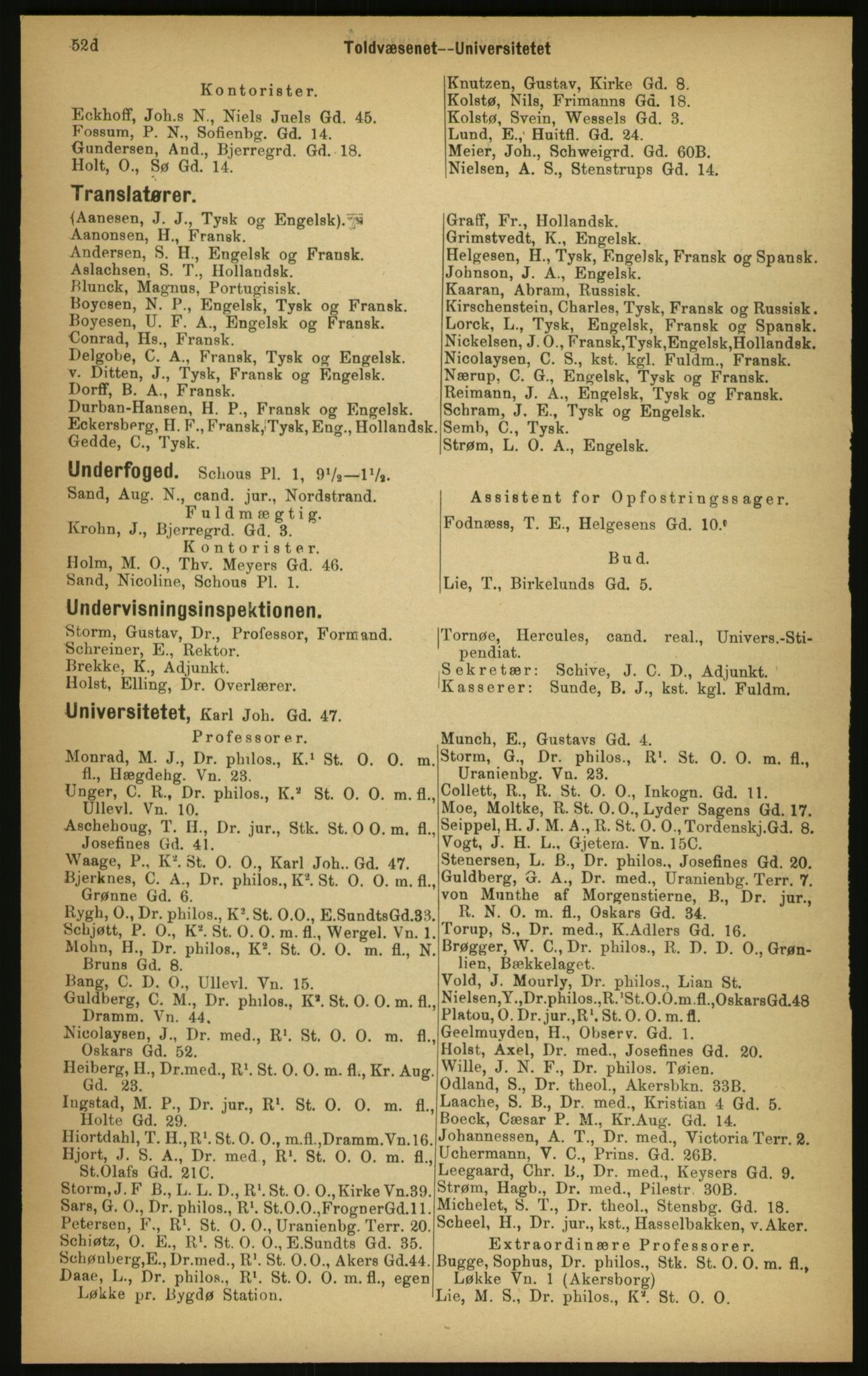 Kristiania/Oslo adressebok, PUBL/-, 1897, p. 52