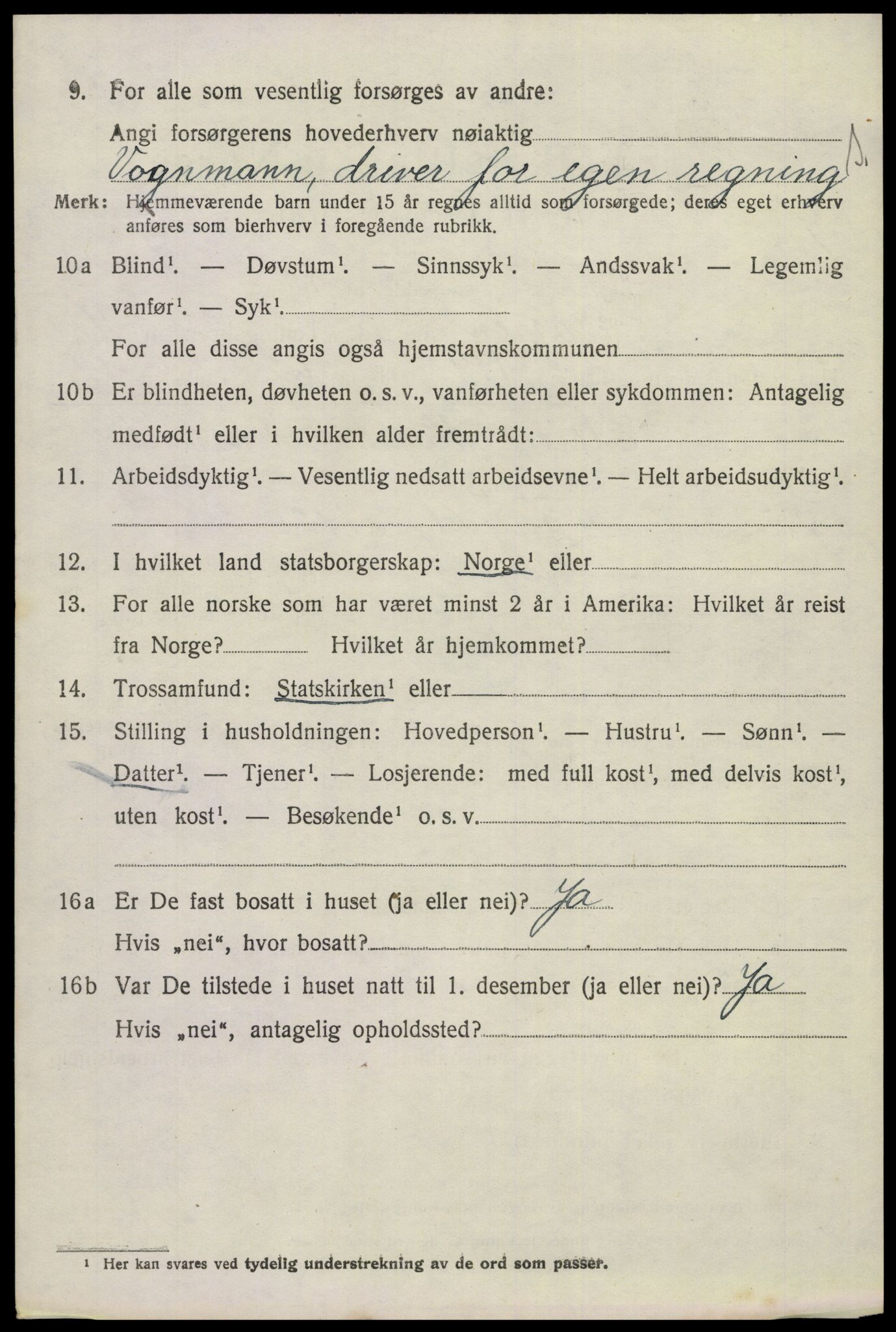 SAKO, 1920 census for Gjerpen, 1920, p. 9531