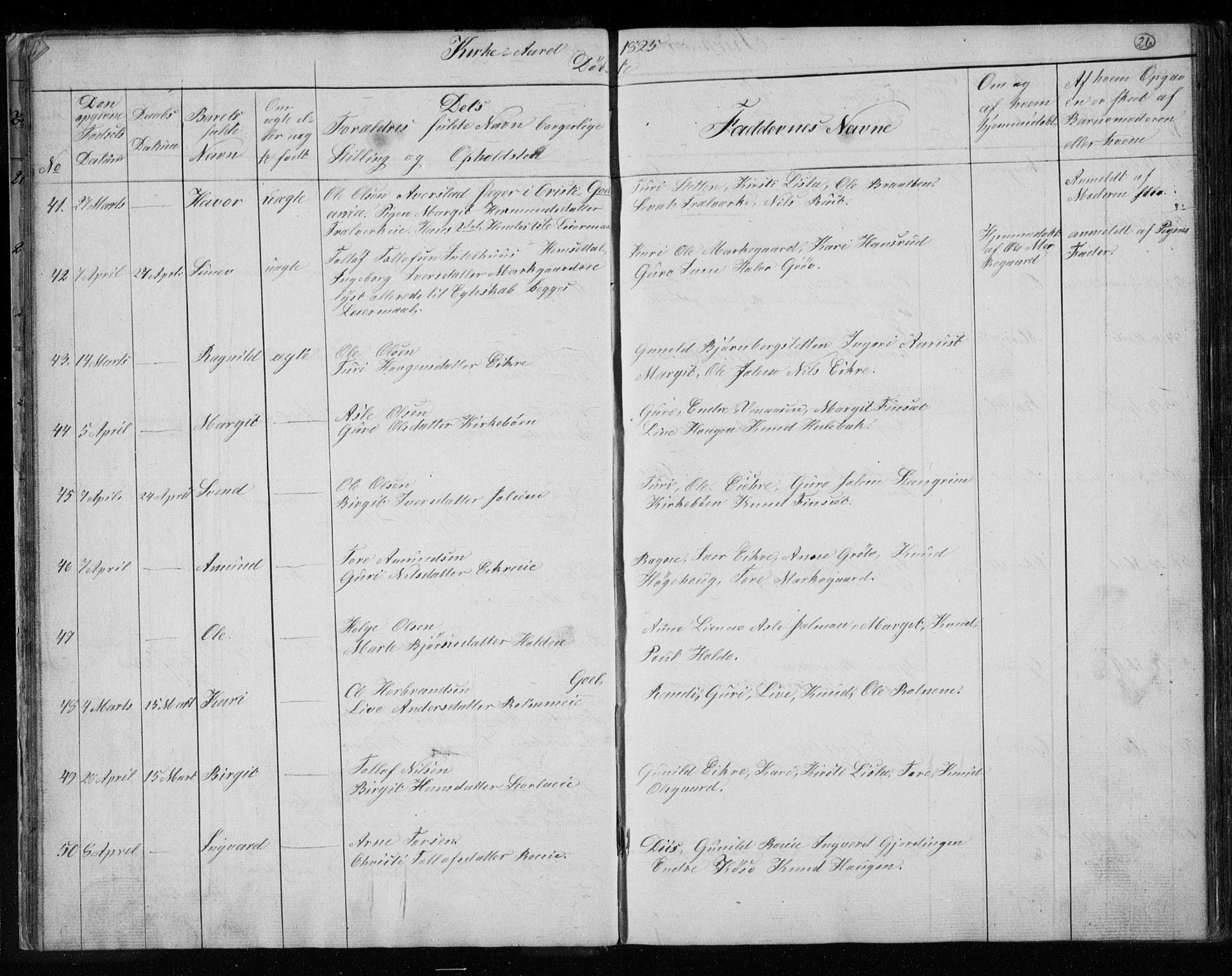 Gol kirkebøker, AV/SAKO-A-226/F/Fa/L0001: Parish register (official) no. I 1, 1821-1837, p. 26