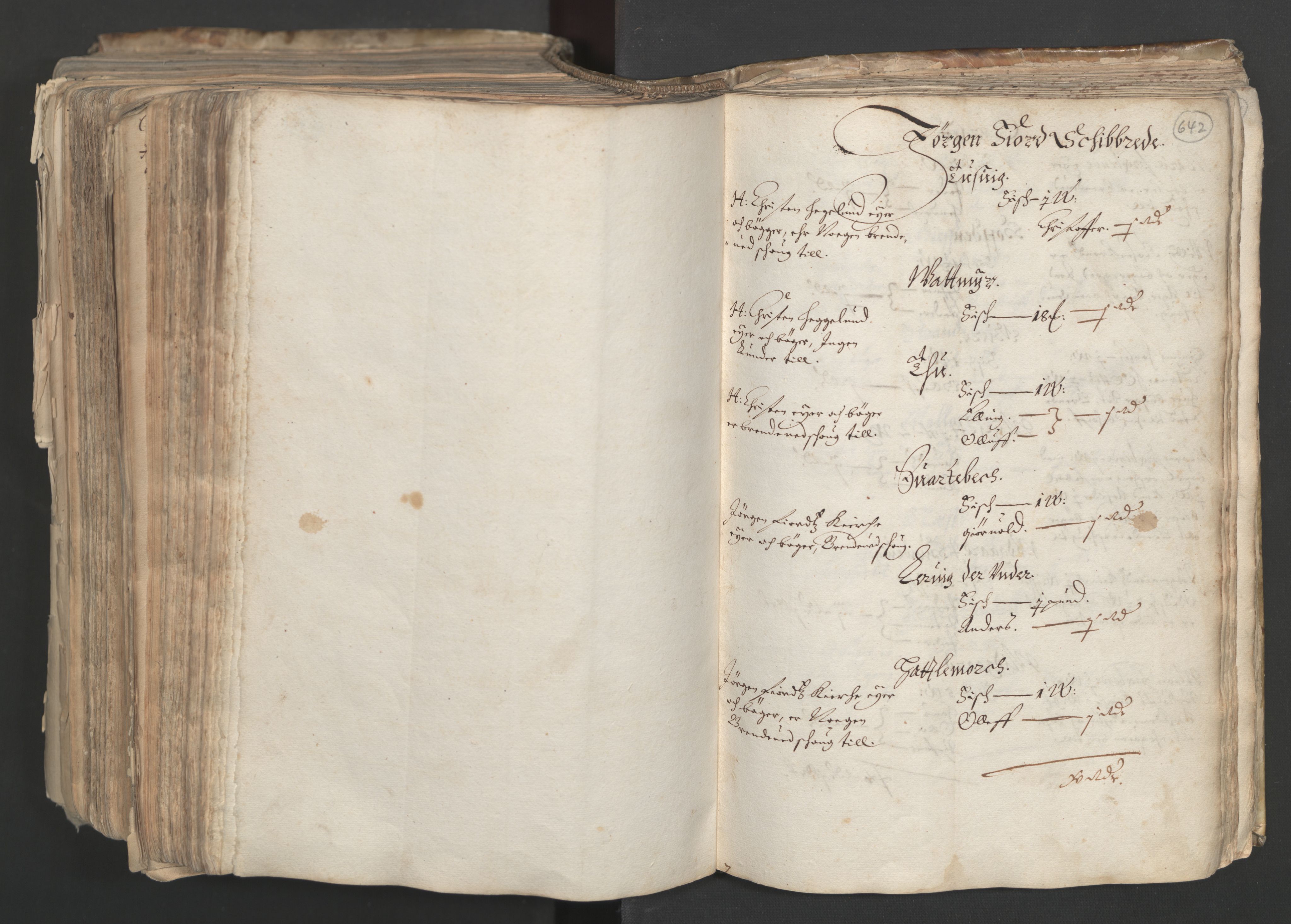 Rentekammeret inntil 1814, Realistisk ordnet avdeling, AV/RA-EA-4070/L/L0024/0001: Bergen lagdømme: / [A]: Alminnelig jordebok og skattemanntall (6 dalers kontribusjonsskatt). Sunnhordland, Hardanger, Nordhordland, Voss, Indre Sogn, Ytre Sogn, Sunnfjord, Nordfjord og Sunnmøre fogderi., 1661, p. 641b-642a
