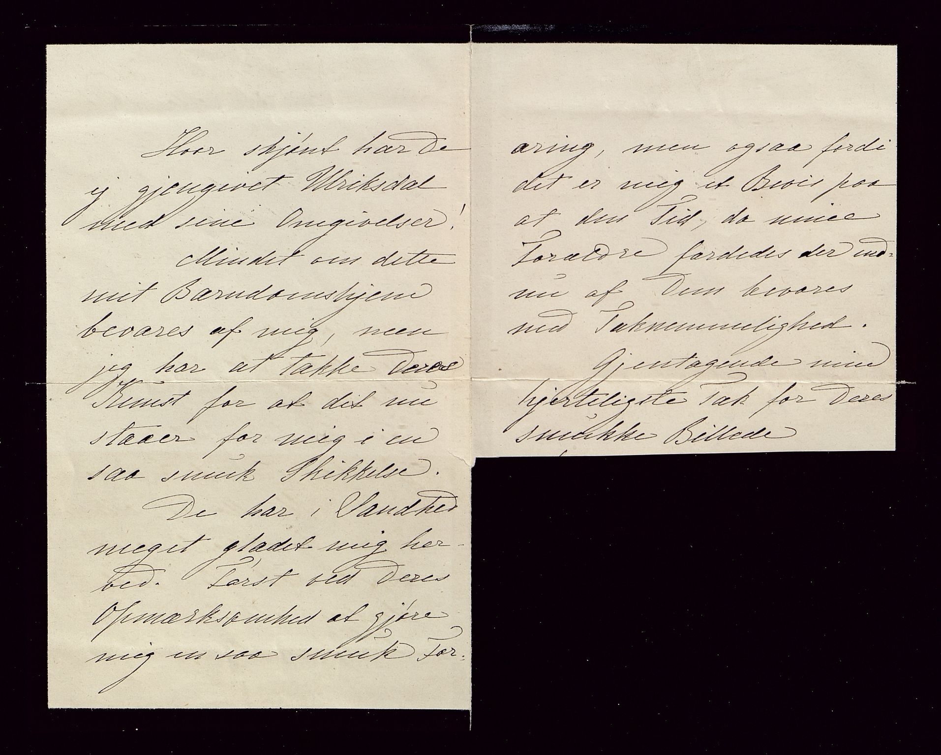 Øvre Amla, gnr. 106, VLFK/SFF-2013149/E/Eb/L0001/0025: Autografer utenlandske / Louise, Dronning av Danmark (1851-), 1881