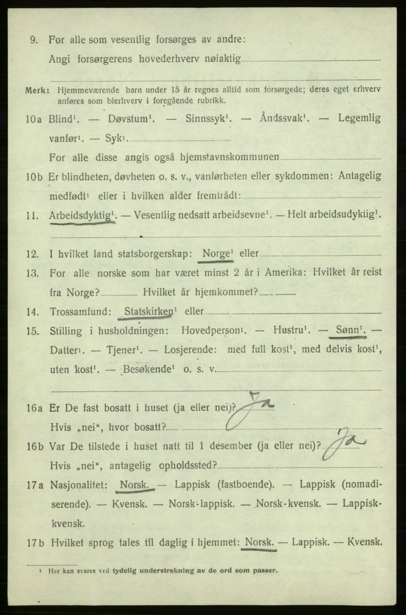 SATØ, 1920 census for Måsøy, 1920, p. 2325