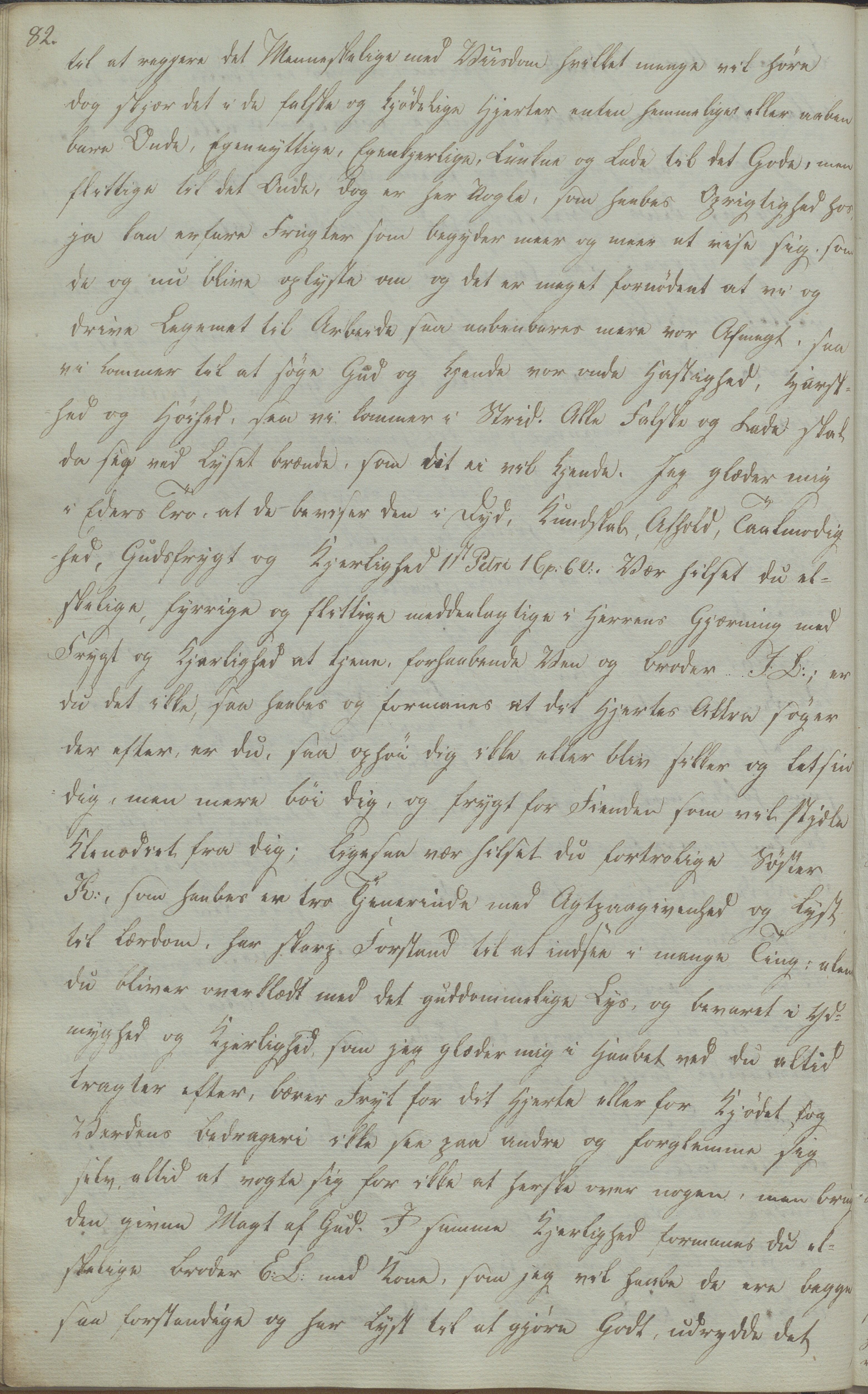 Heggtveitsamlingen, TMF/A-1007/H/L0052/0001: Innbundne brev Ms. S, med innlagt registratur / Innbundne brev Ms S. , 1801-1823, p. 82