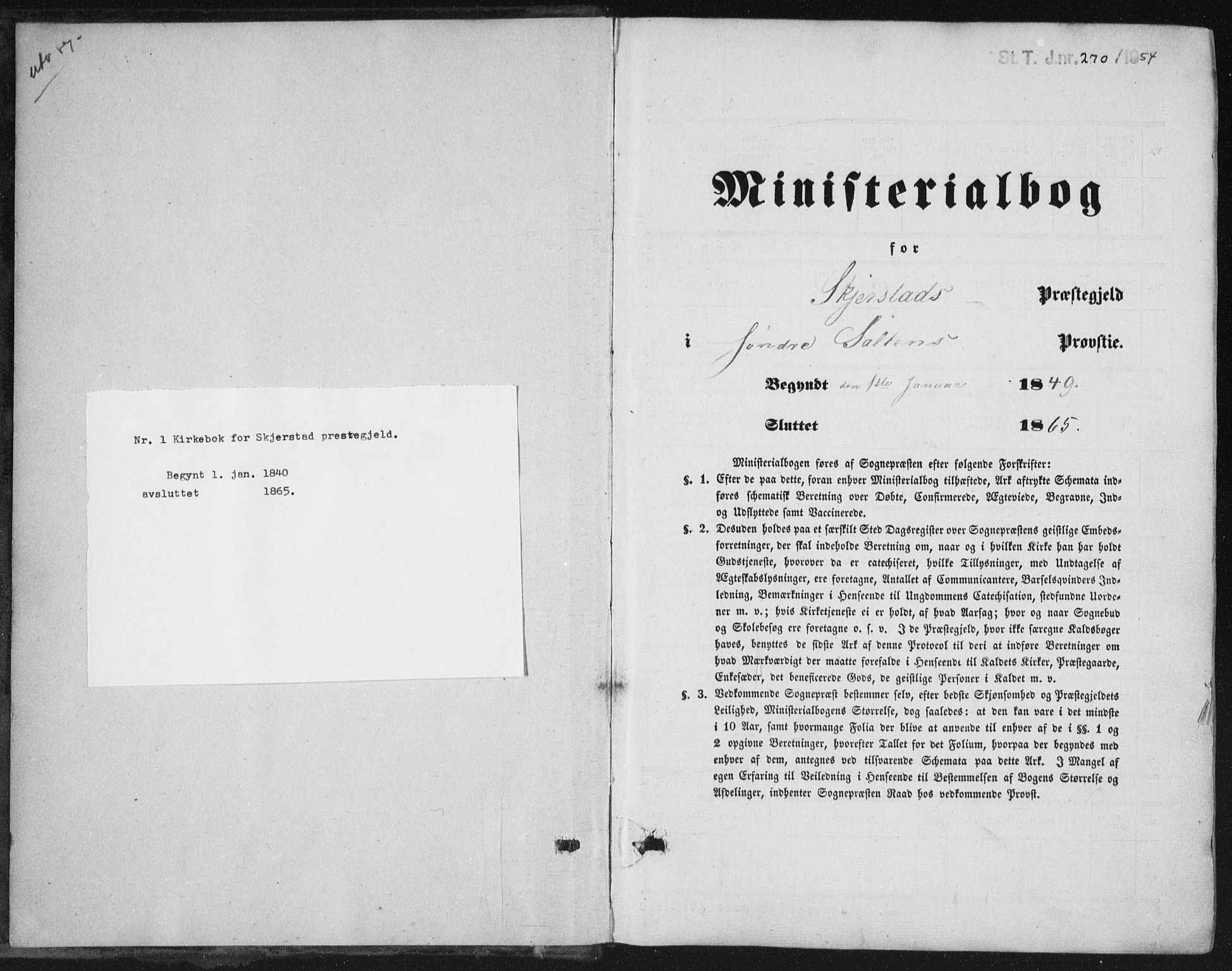 Ministerialprotokoller, klokkerbøker og fødselsregistre - Nordland, SAT/A-1459/852/L0738: Parish register (official) no. 852A08, 1849-1865