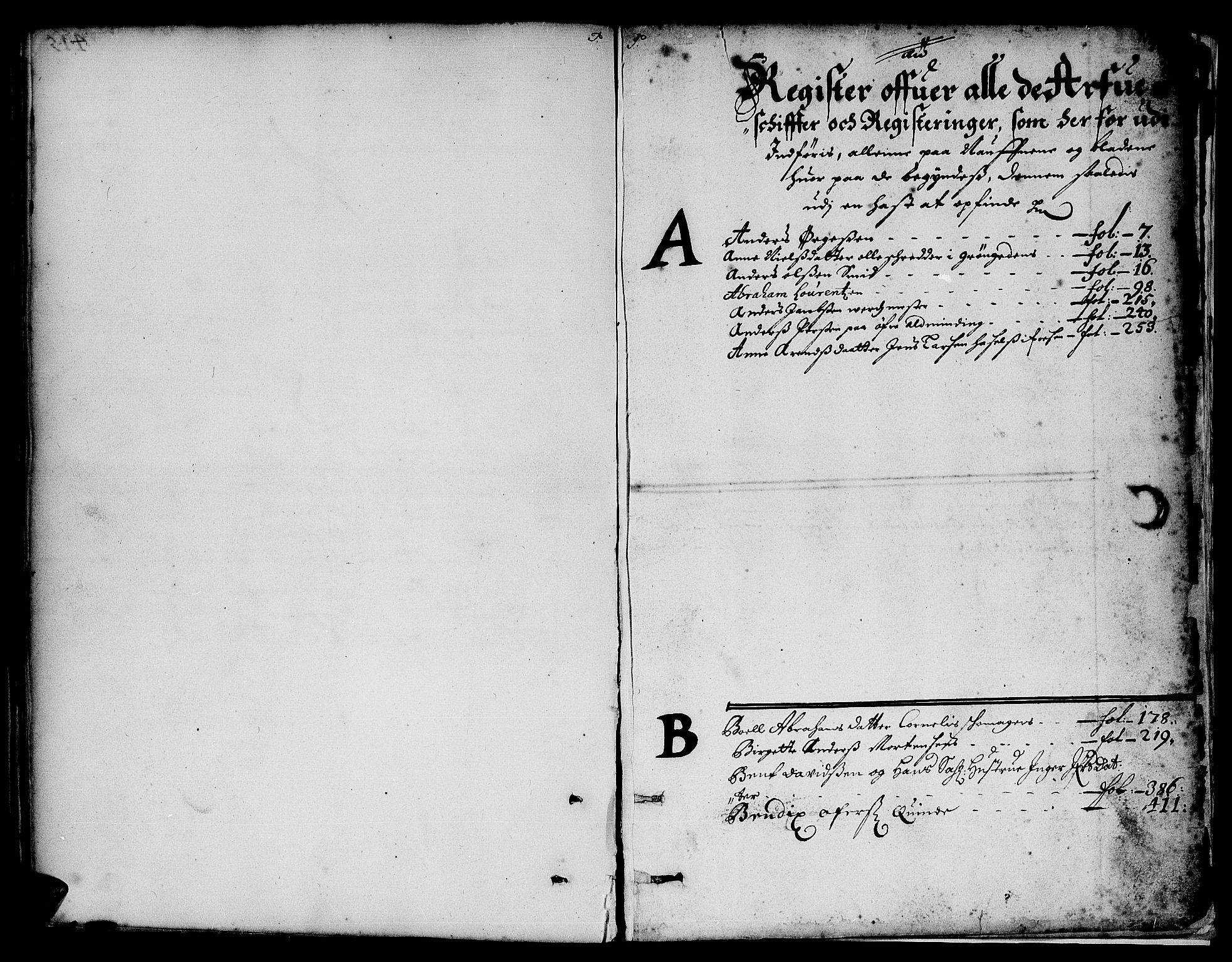 Trondheim byfogd, AV/SAT-A-0003/1/3/3A/L0001: Skifteprotokoll - gml.nr.1. (m/ register), 1678-1686