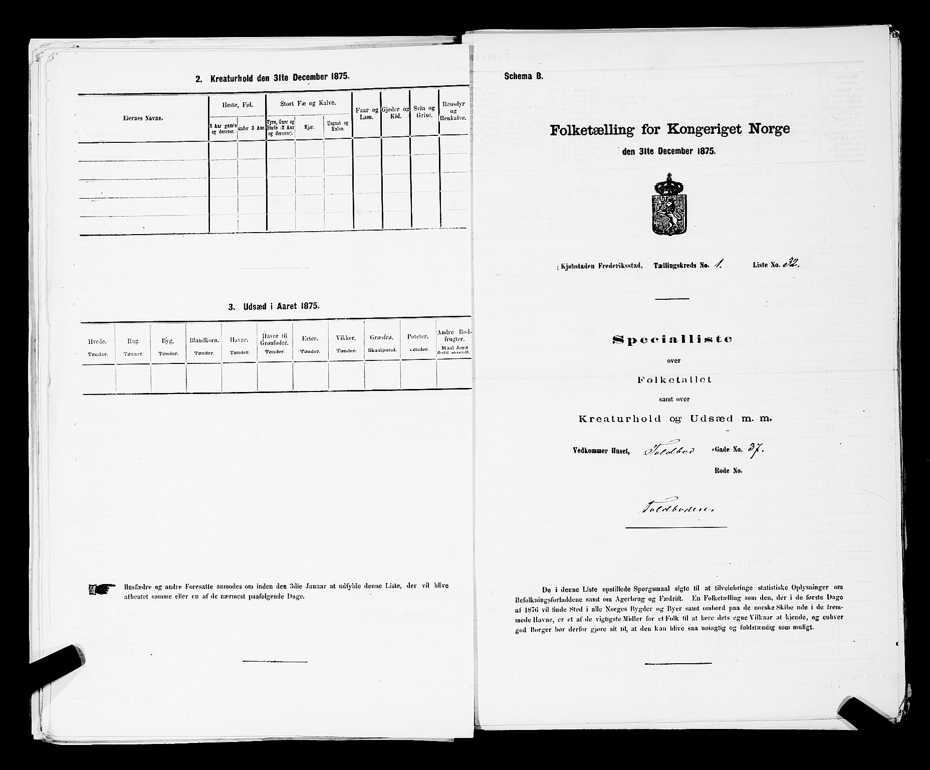RA, 1875 census for 0103B Fredrikstad/Fredrikstad, 1875, p. 101
