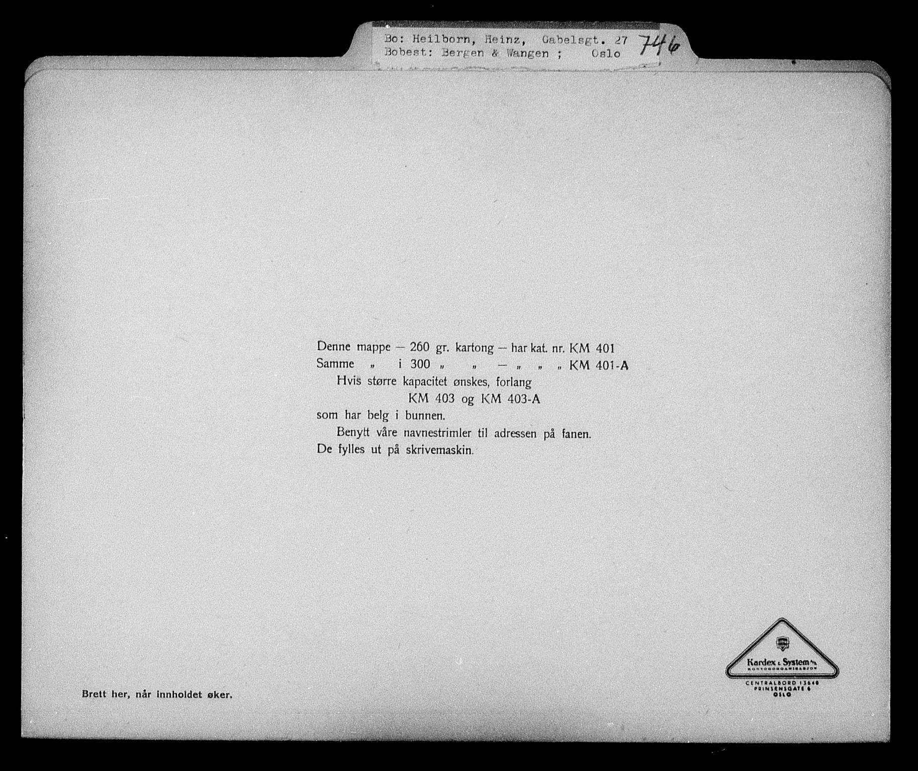 Justisdepartementet, Tilbakeføringskontoret for inndratte formuer, RA/S-1564/H/Hc/Hcc/L0942: --, 1945-1947, p. 962