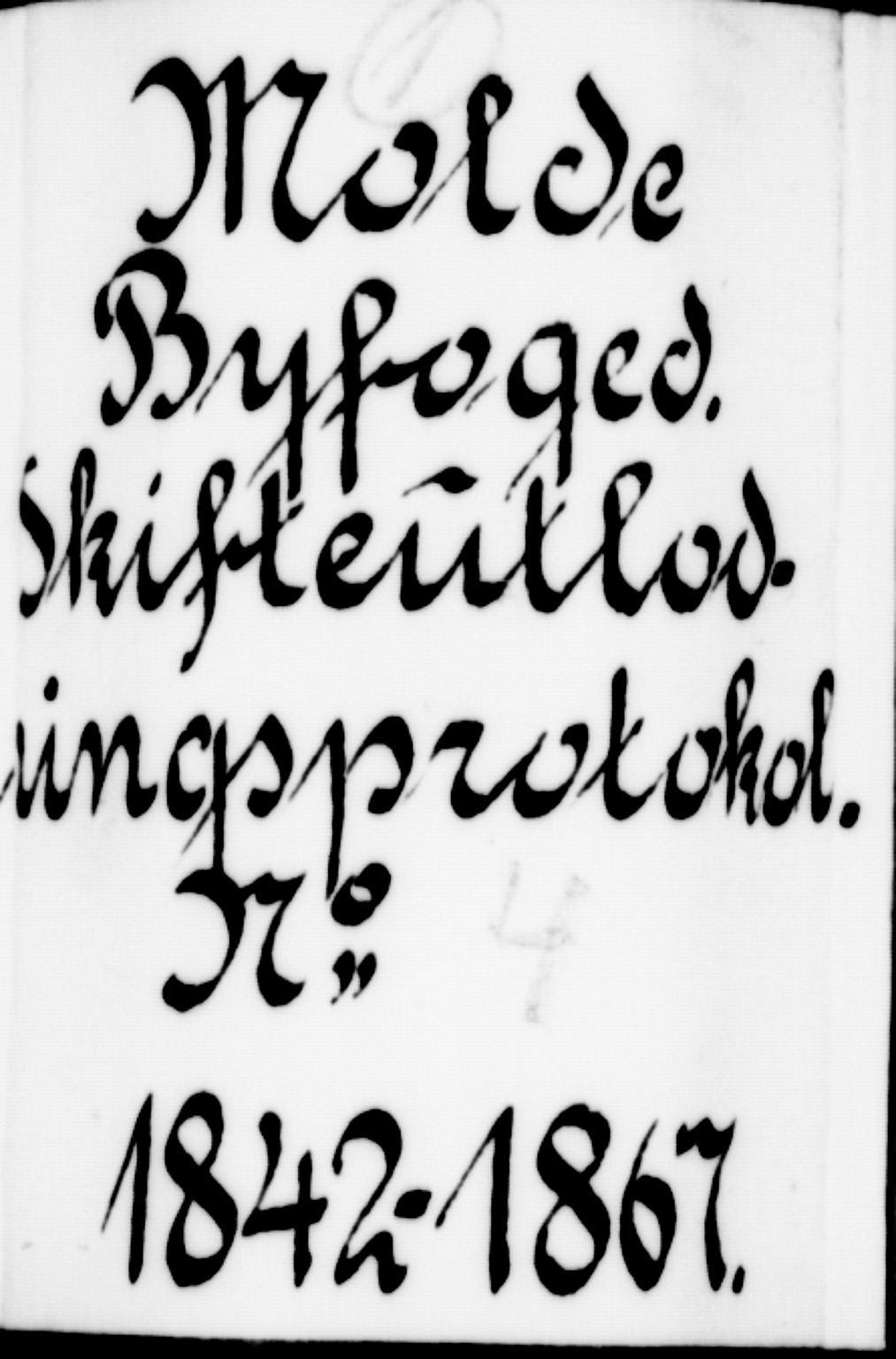 Molde byfogd, AV/SAT-A-0025/3/3Ab/L0001: Skifteutlodningsprotokoll, 1842-1867