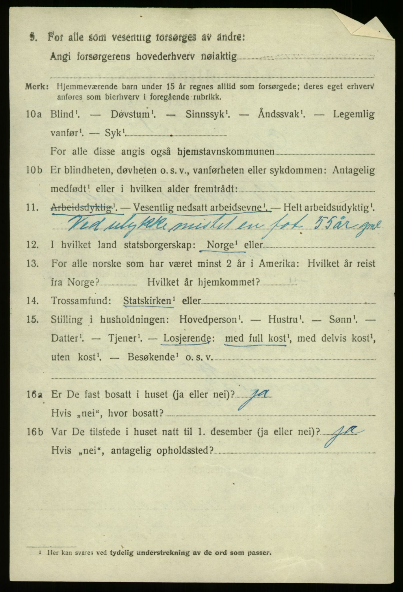 SAB, 1920 census for Kinn, 1920, p. 11742