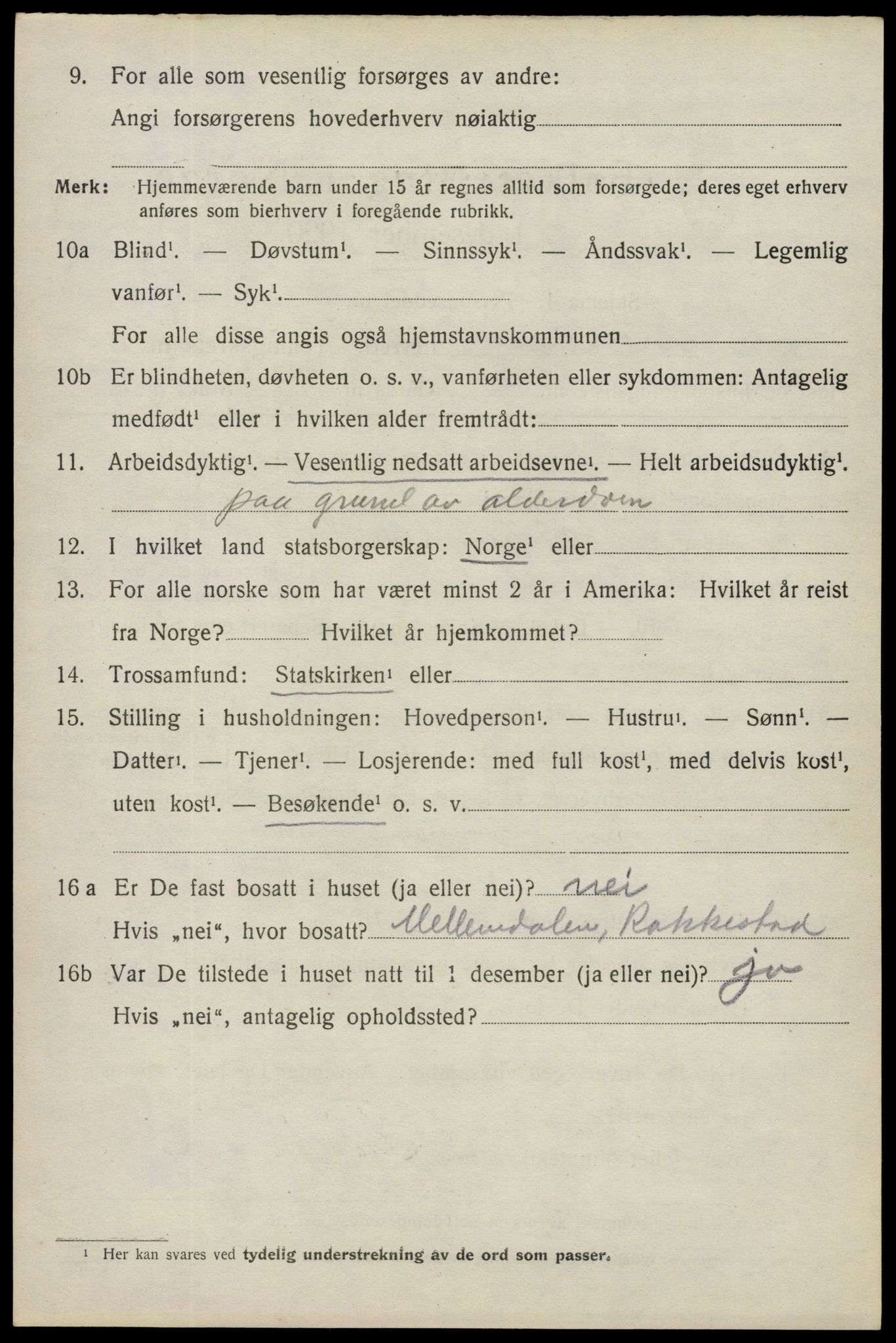 SAO, 1920 census for Rakkestad, 1920, p. 6020