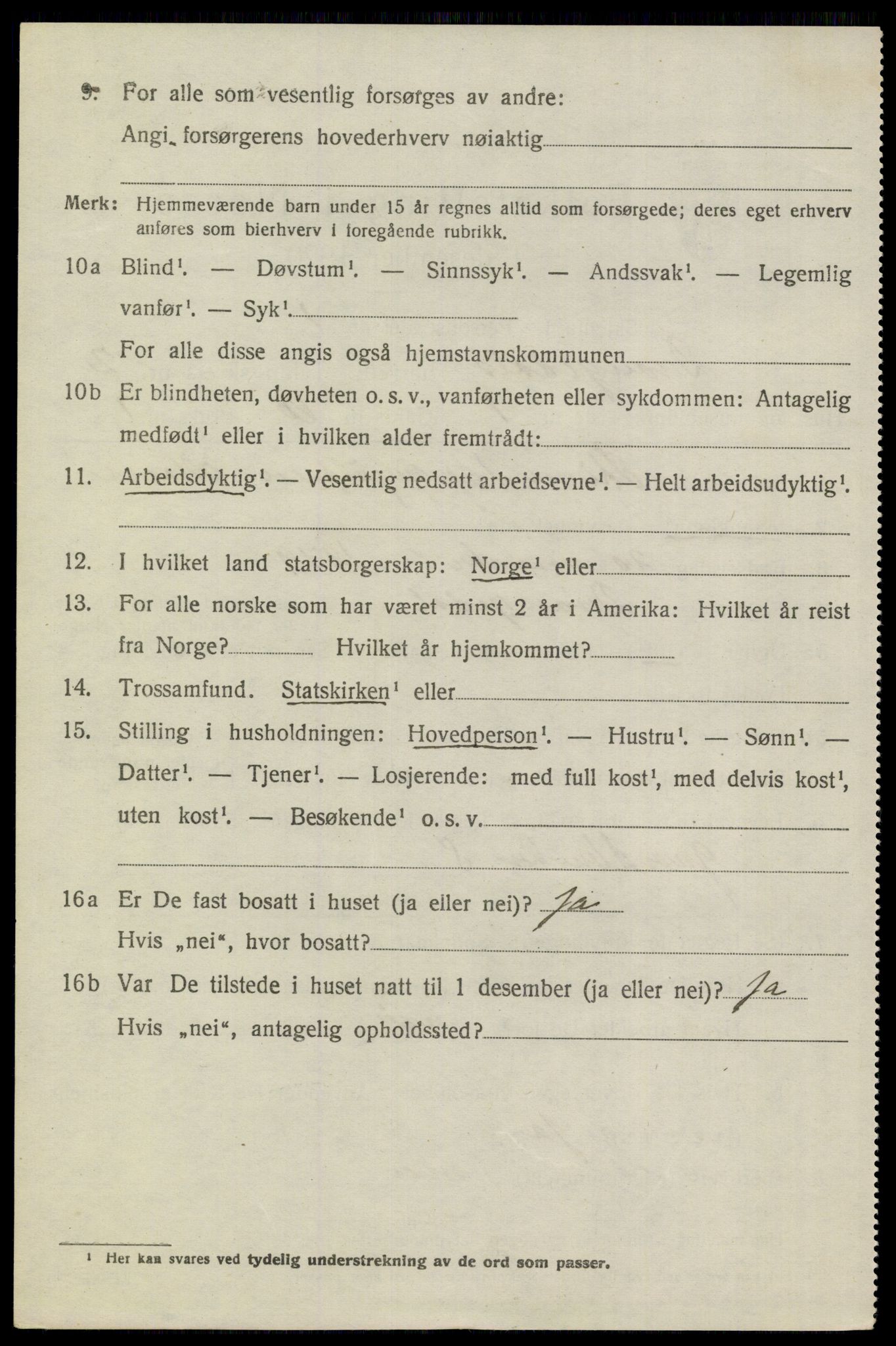 SAKO, 1920 census for Drangedal, 1920, p. 2070