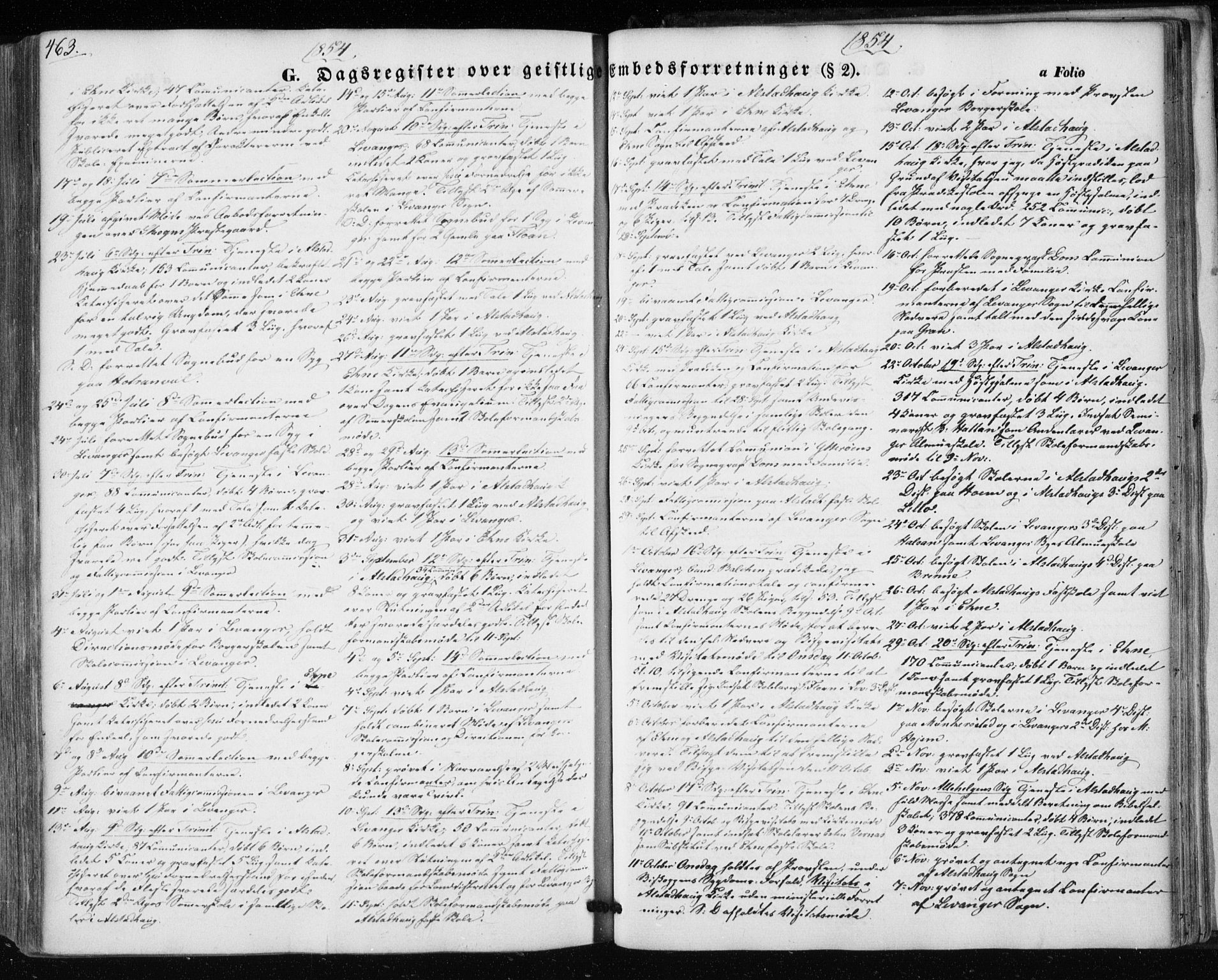 Ministerialprotokoller, klokkerbøker og fødselsregistre - Nord-Trøndelag, SAT/A-1458/717/L0154: Parish register (official) no. 717A07 /1, 1850-1862, p. 463