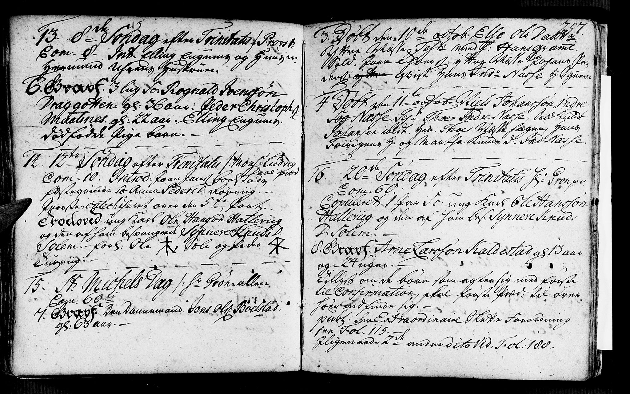 Vik sokneprestembete, AV/SAB-A-81501/H/Haa/Haaa/L0002: Parish register (official) no. A 2 / 4, 1740-1754, p. 257