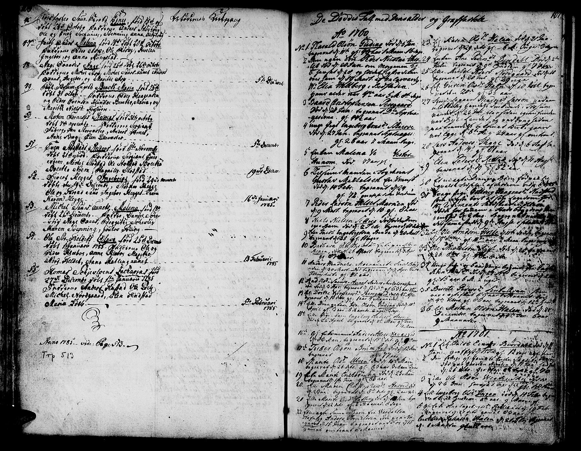 Ministerialprotokoller, klokkerbøker og fødselsregistre - Nord-Trøndelag, SAT/A-1458/746/L0440: Parish register (official) no. 746A02, 1760-1815, p. 106-107