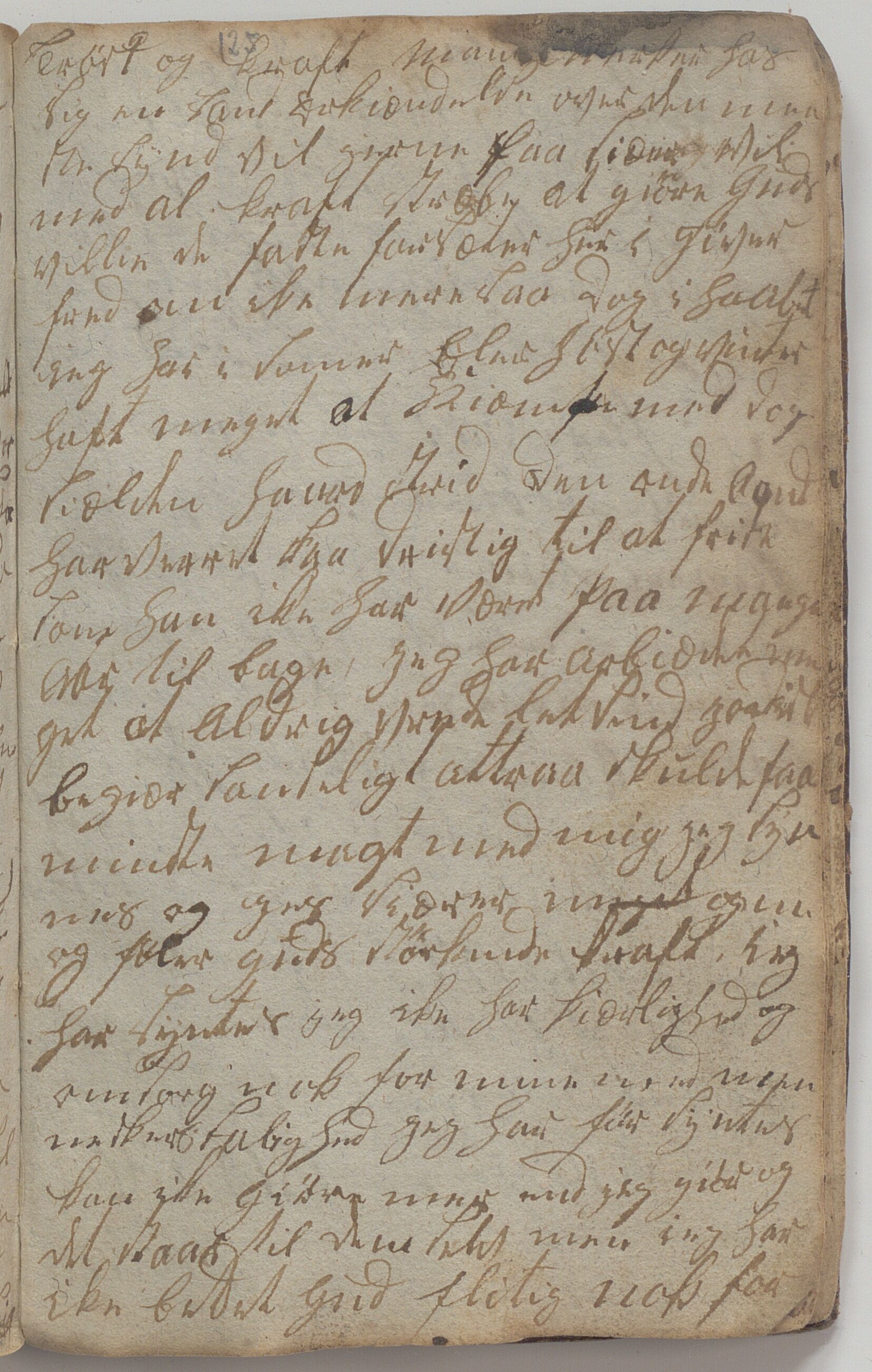 Heggtveitsamlingen, TMF/A-1007/H/L0045/0005: Brev, kopibøker, biografiske opptegnelser etc. / "Bøasæter", 1800-1820, p. 125