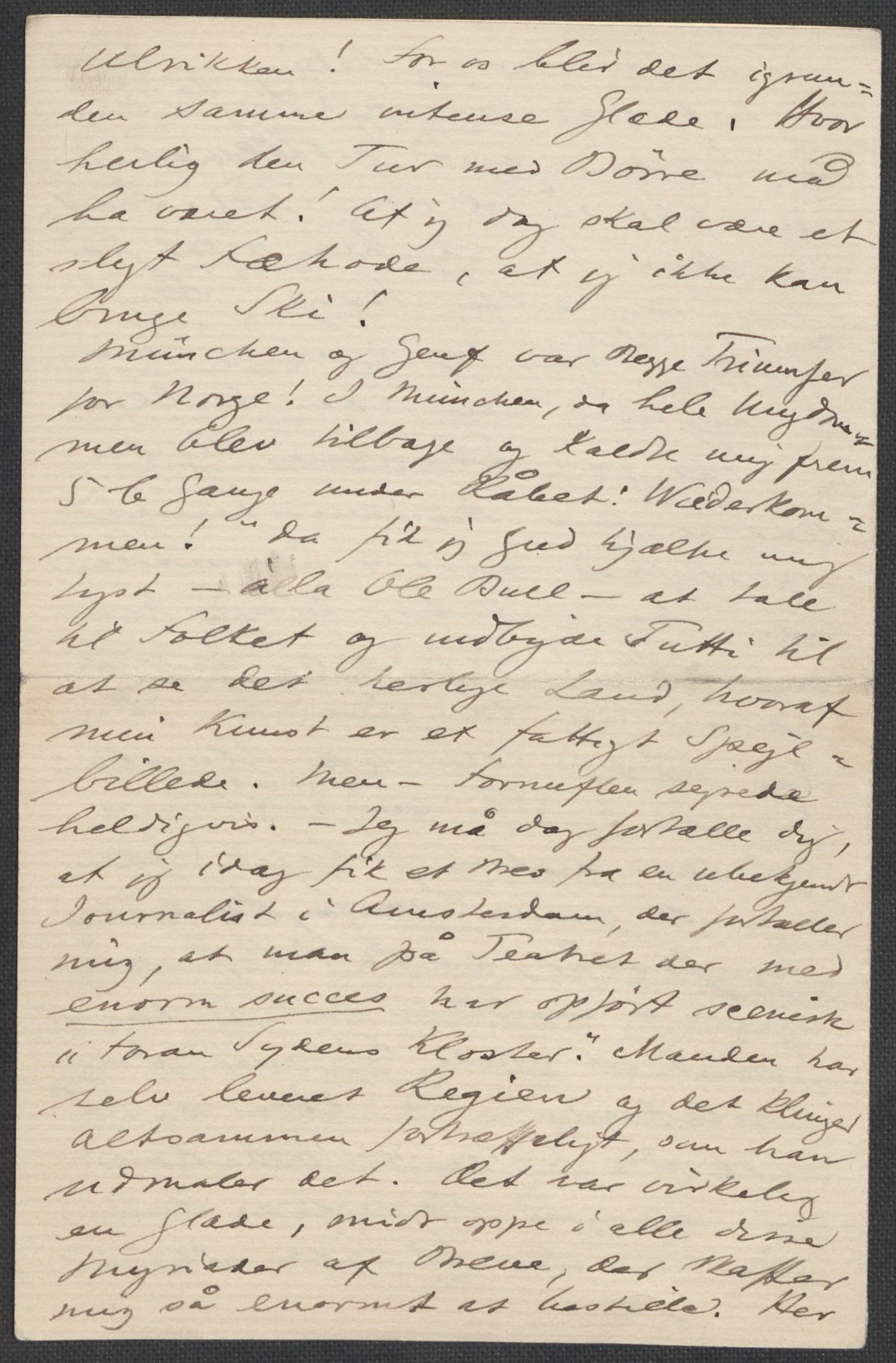 Beyer, Frants, AV/RA-PA-0132/F/L0001: Brev fra Edvard Grieg til Frantz Beyer og "En del optegnelser som kan tjene til kommentar til brevene" av Marie Beyer, 1872-1907, p. 420