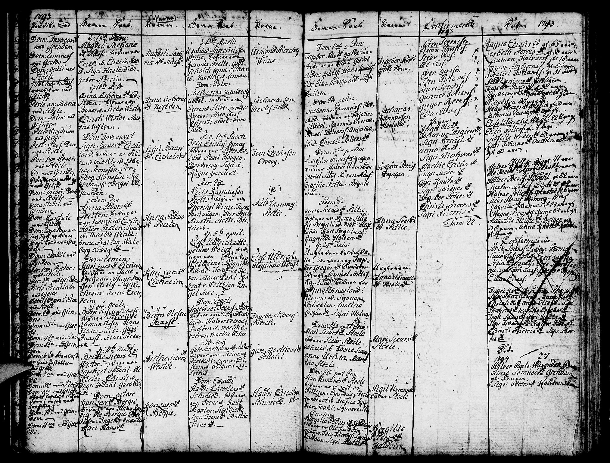 Etne sokneprestembete, SAB/A-75001/H/Haa: Parish register (official) no. A 4, 1782-1807, p. 23
