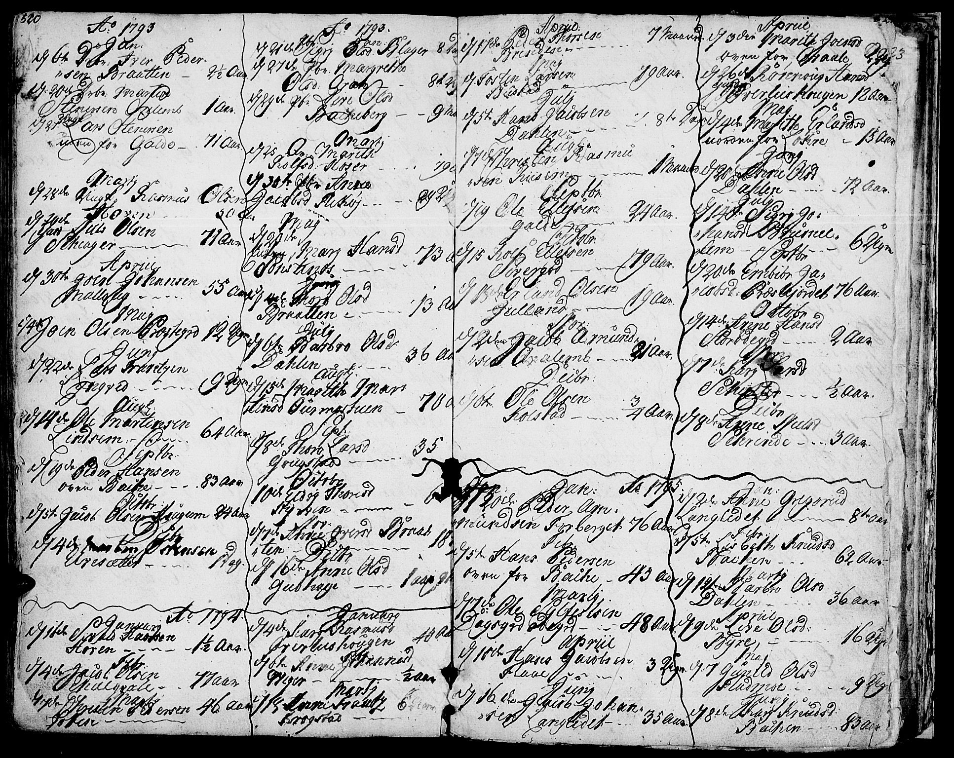 Lom prestekontor, SAH/PREST-070/K/L0002: Parish register (official) no. 2, 1749-1801, p. 520-521