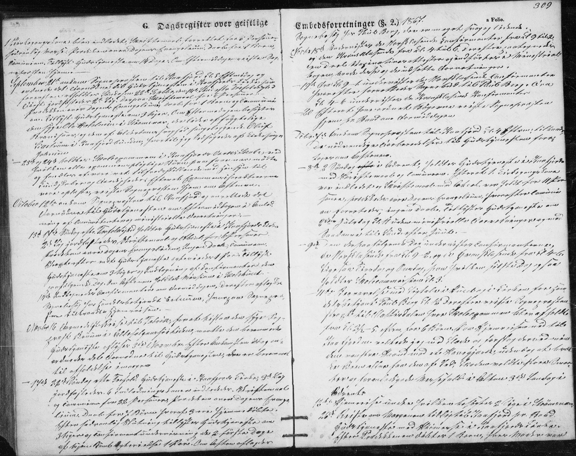 Alta sokneprestkontor, SATØ/S-1338/H/Hb/L0002.klokk: Parish register (copy) no. 2, 1856-1880, p. 309
