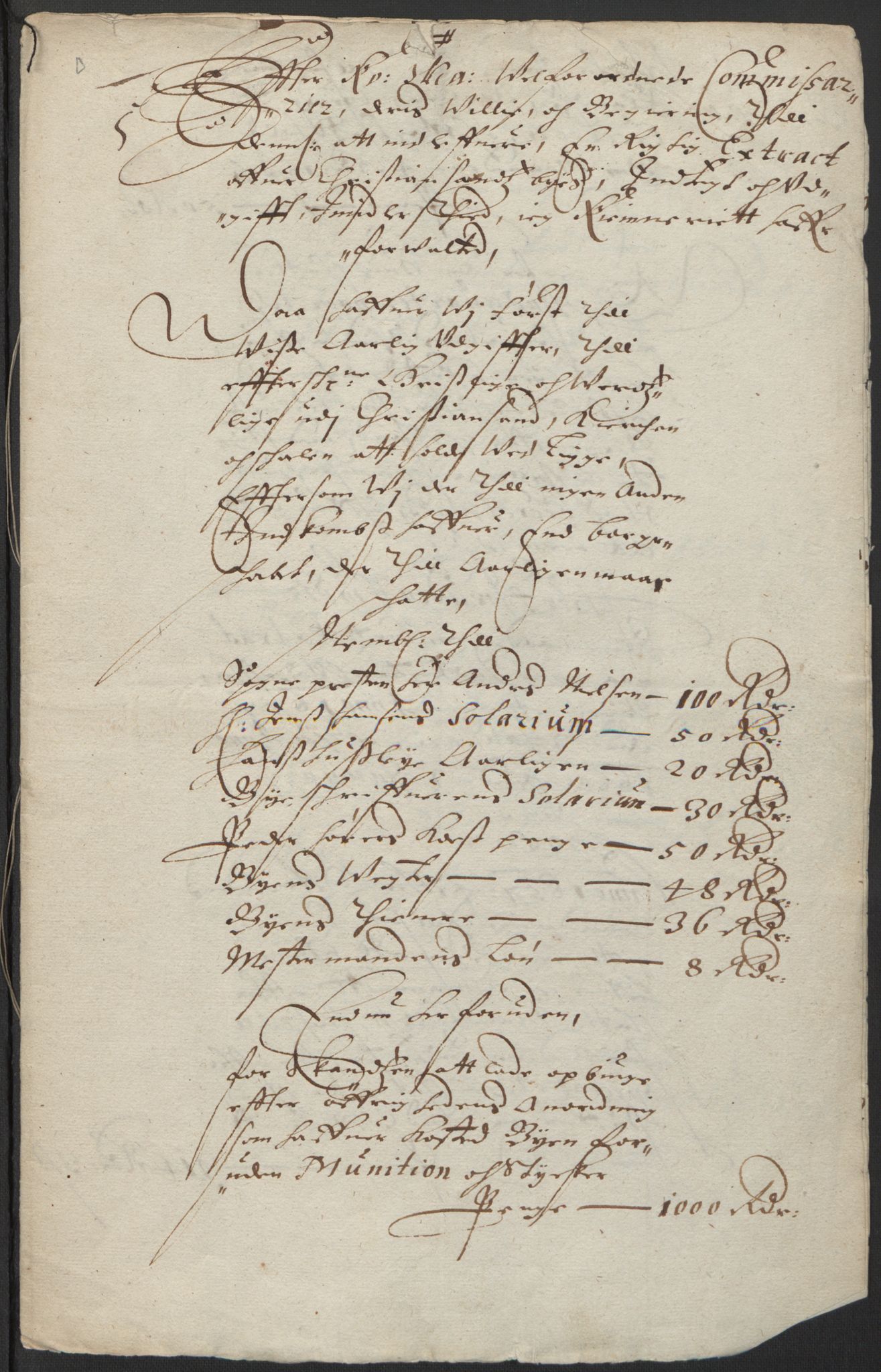 Rentekammeret inntil 1814, Realistisk ordnet avdeling, AV/RA-EA-4070/L/L0022/0008: Agder lagdømme: / Andre oppgaver og ekstrakter vedrørende Kristiansand, 1661