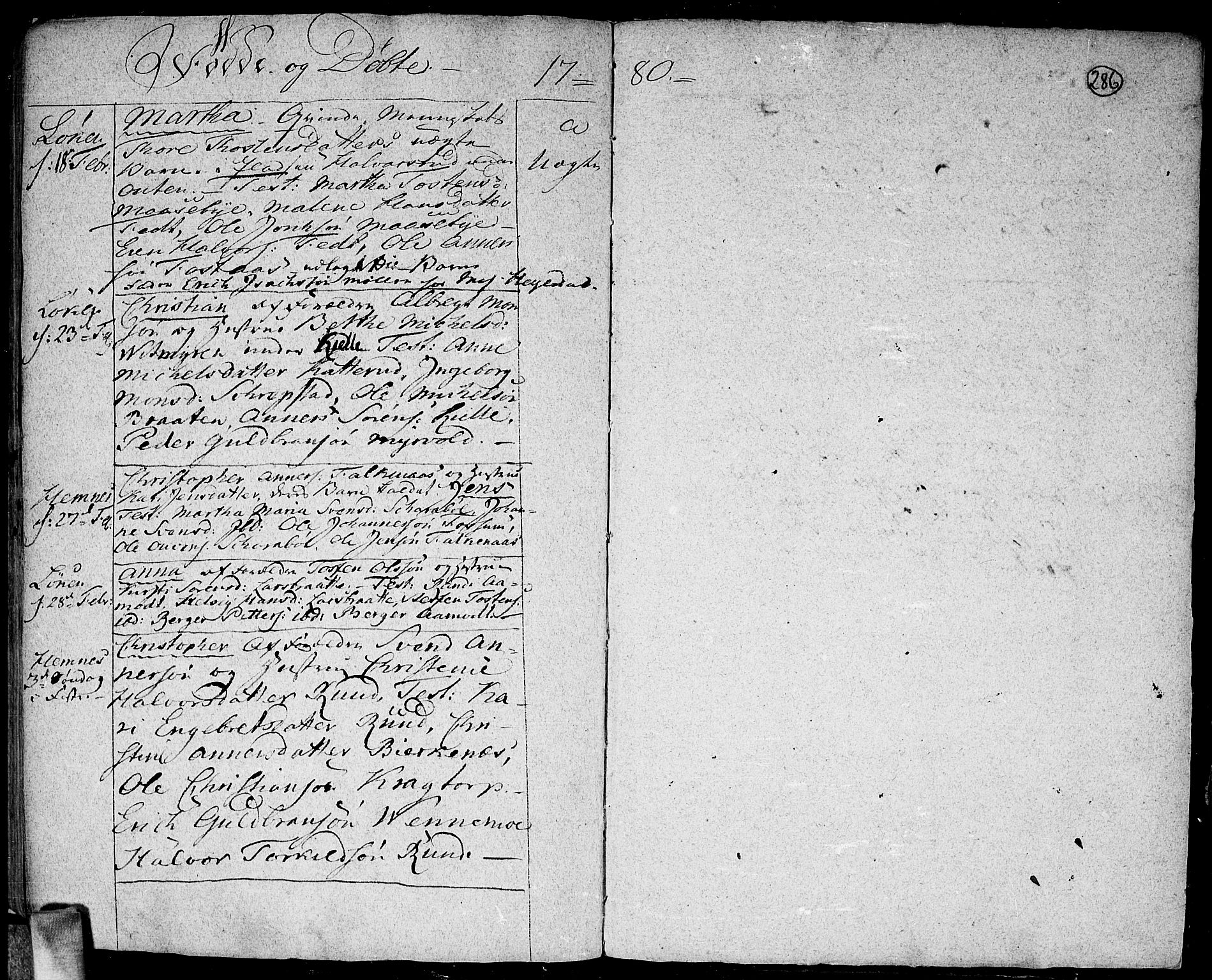 Høland prestekontor Kirkebøker, AV/SAO-A-10346a/F/Fa/L0004: Parish register (official) no. I 4, 1757-1780, p. 286