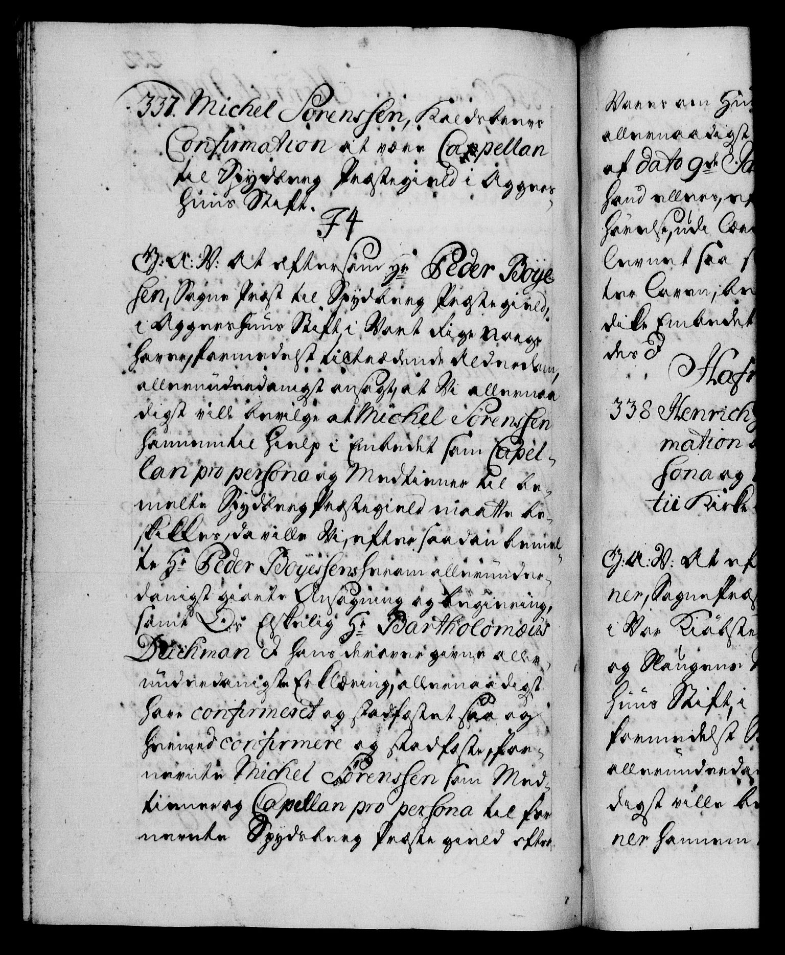 Danske Kanselli 1572-1799, AV/RA-EA-3023/F/Fc/Fca/Fcaa/L0026: Norske registre, 1729-1730, p. 252b