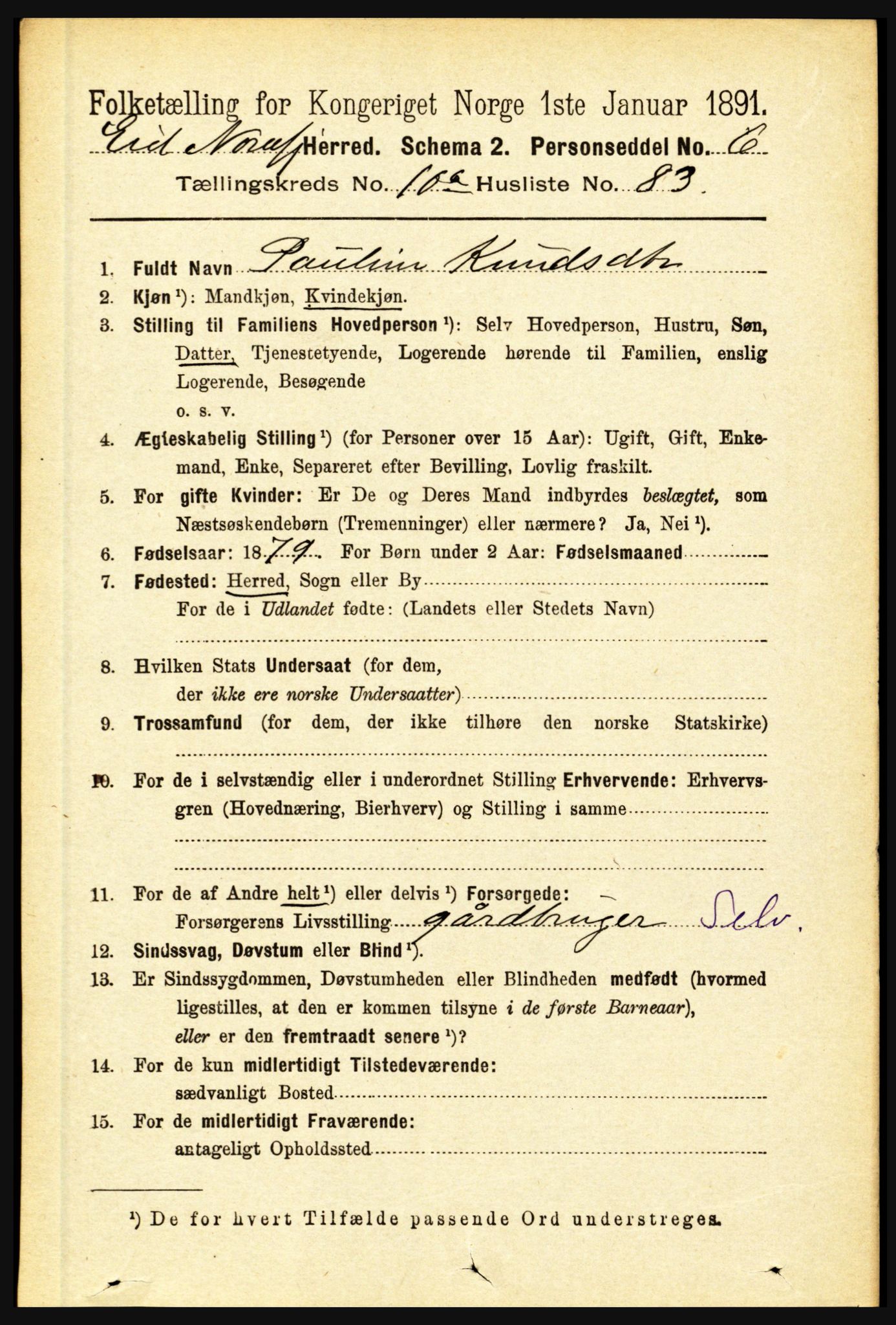 RA, 1891 census for 1443 Eid, 1891, p. 3278