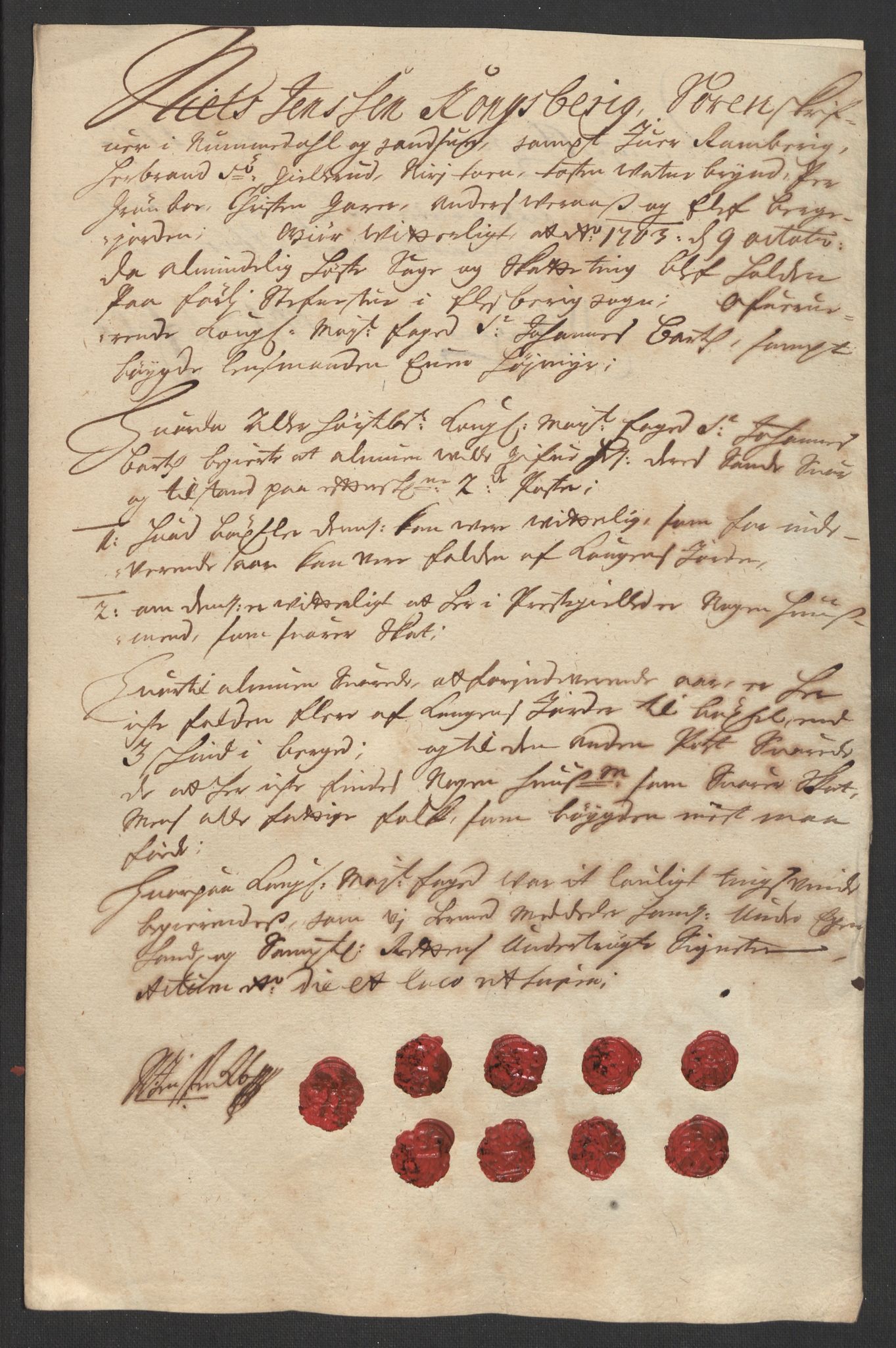 Rentekammeret inntil 1814, Reviderte regnskaper, Fogderegnskap, AV/RA-EA-4092/R24/L1581: Fogderegnskap Numedal og Sandsvær, 1703, p. 218