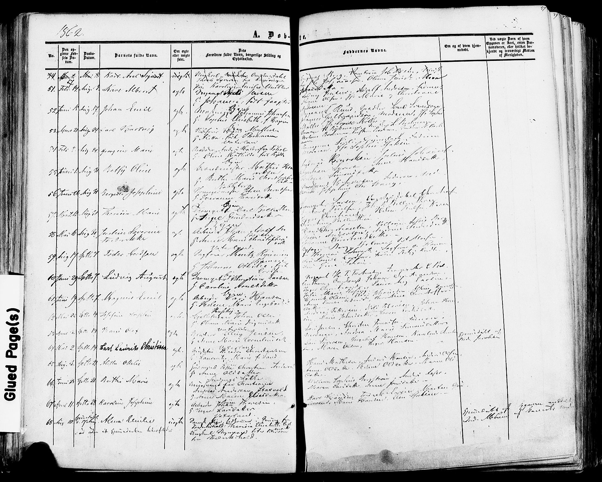 Fredrikstad prestekontor Kirkebøker, SAO/A-11082/F/Fa/L0006: Parish register (official) no. 6, 1857-1878, p. 37