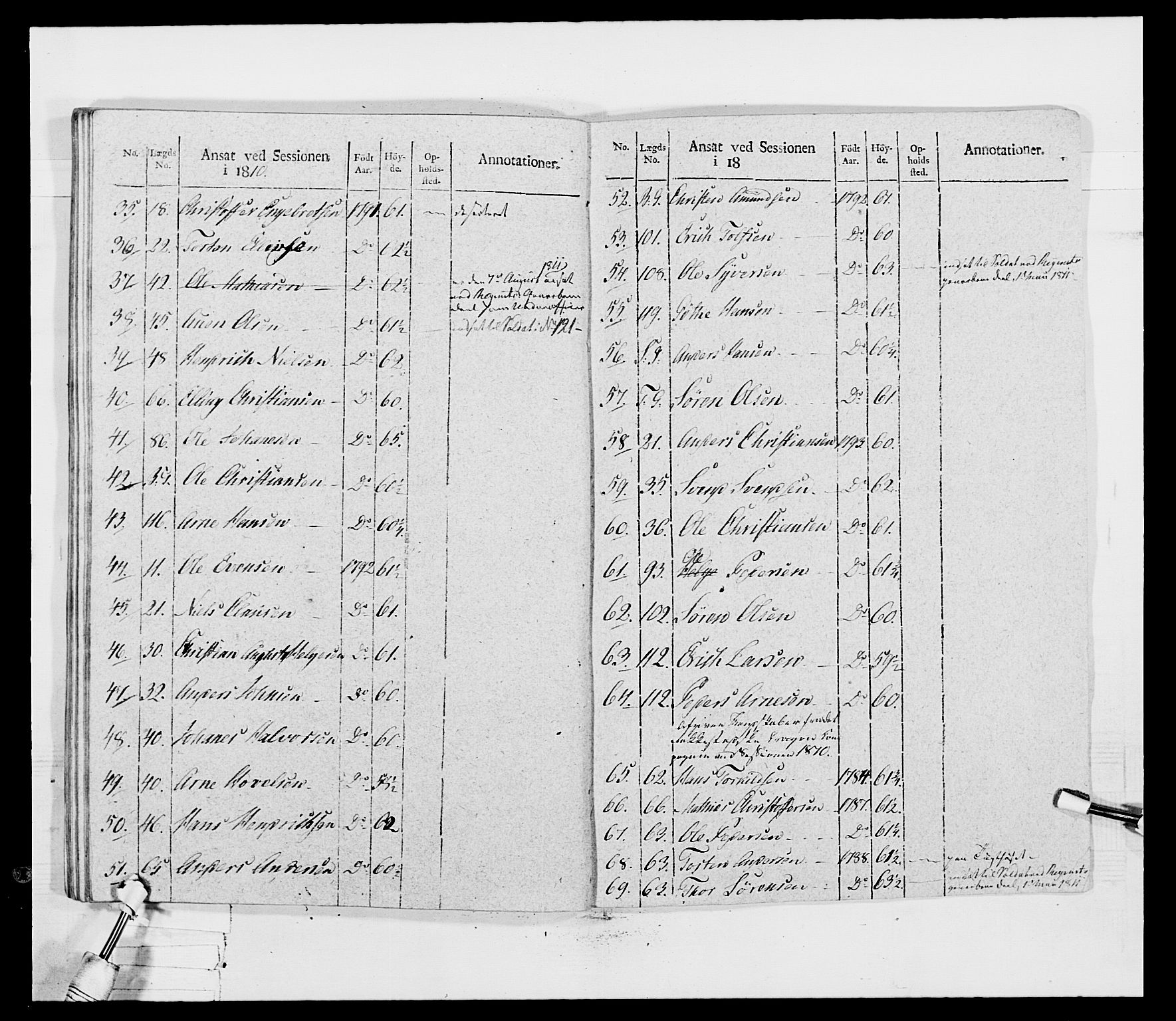 Generalitets- og kommissariatskollegiet, Det kongelige norske kommissariatskollegium, AV/RA-EA-5420/E/Eh/L0030b: Sønnafjelske gevorbne infanteriregiment, 1810, p. 311
