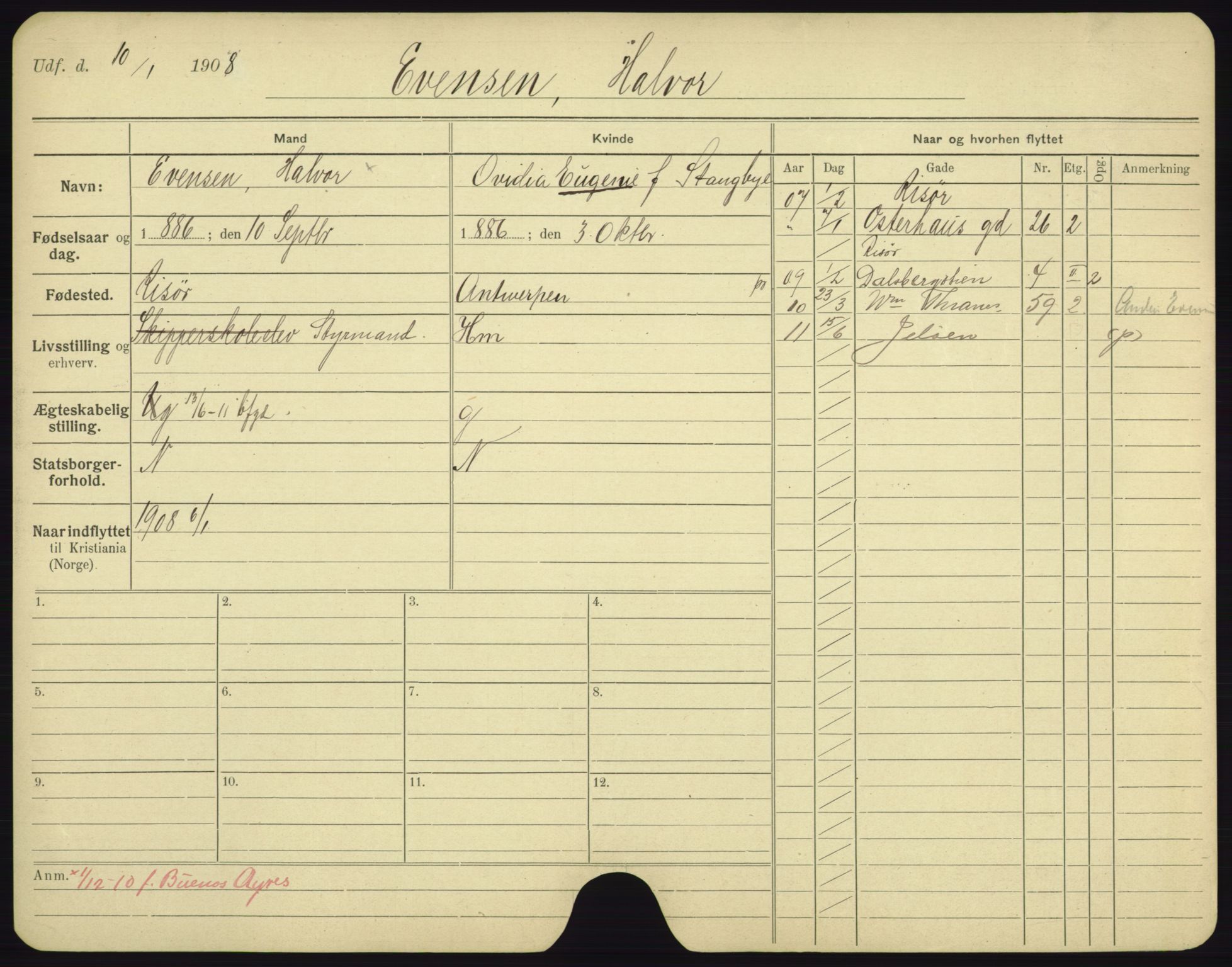 Oslo folkeregister, Registerkort, AV/SAO-A-11715/F/Fa/Fac/L0002: Menn, 1906-1914, p. 1202a