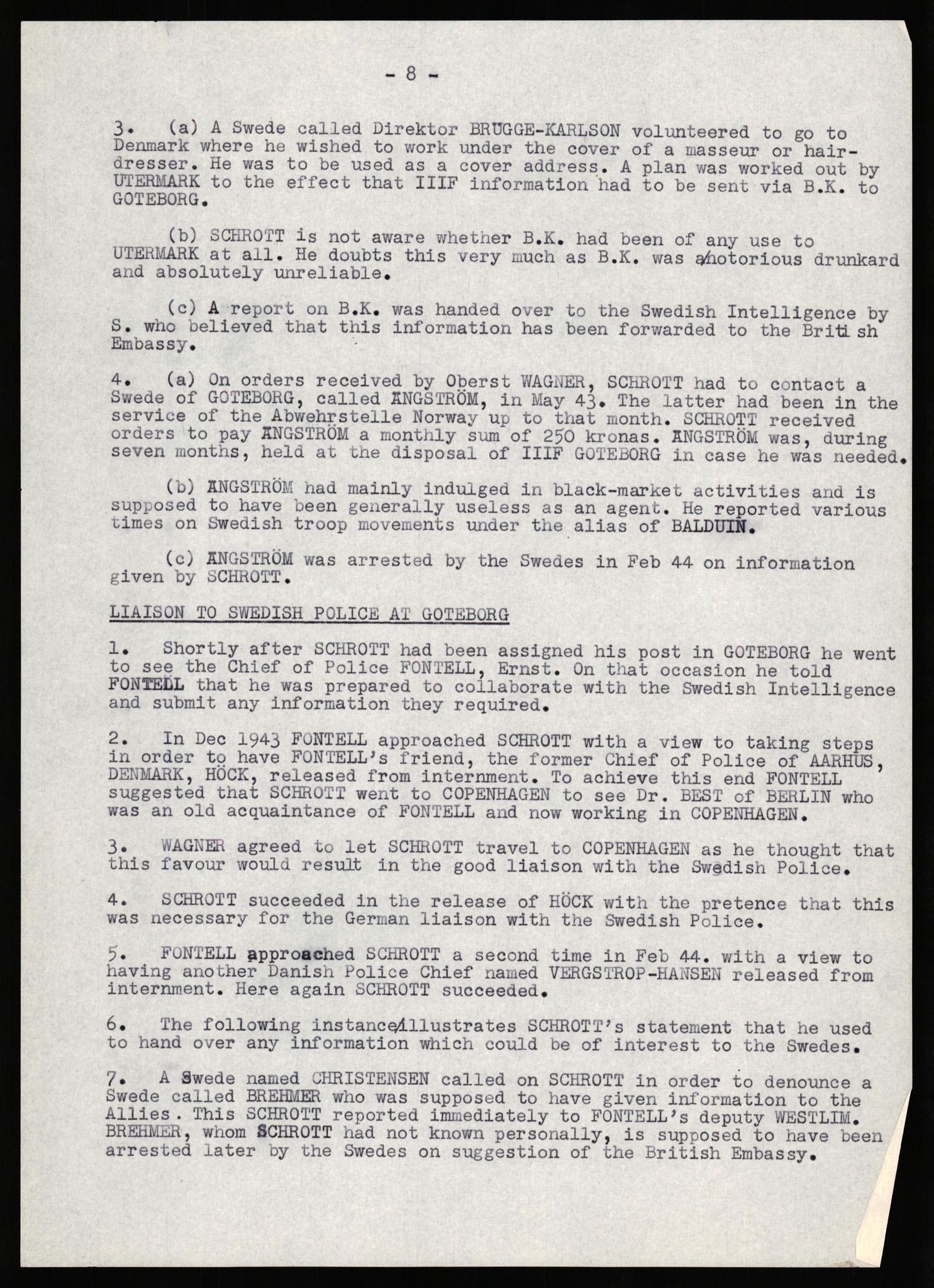 Forsvaret, Forsvarets overkommando II, AV/RA-RAFA-3915/D/Db/L0041: CI Questionaires.  Diverse nasjonaliteter., 1945-1946, p. 180