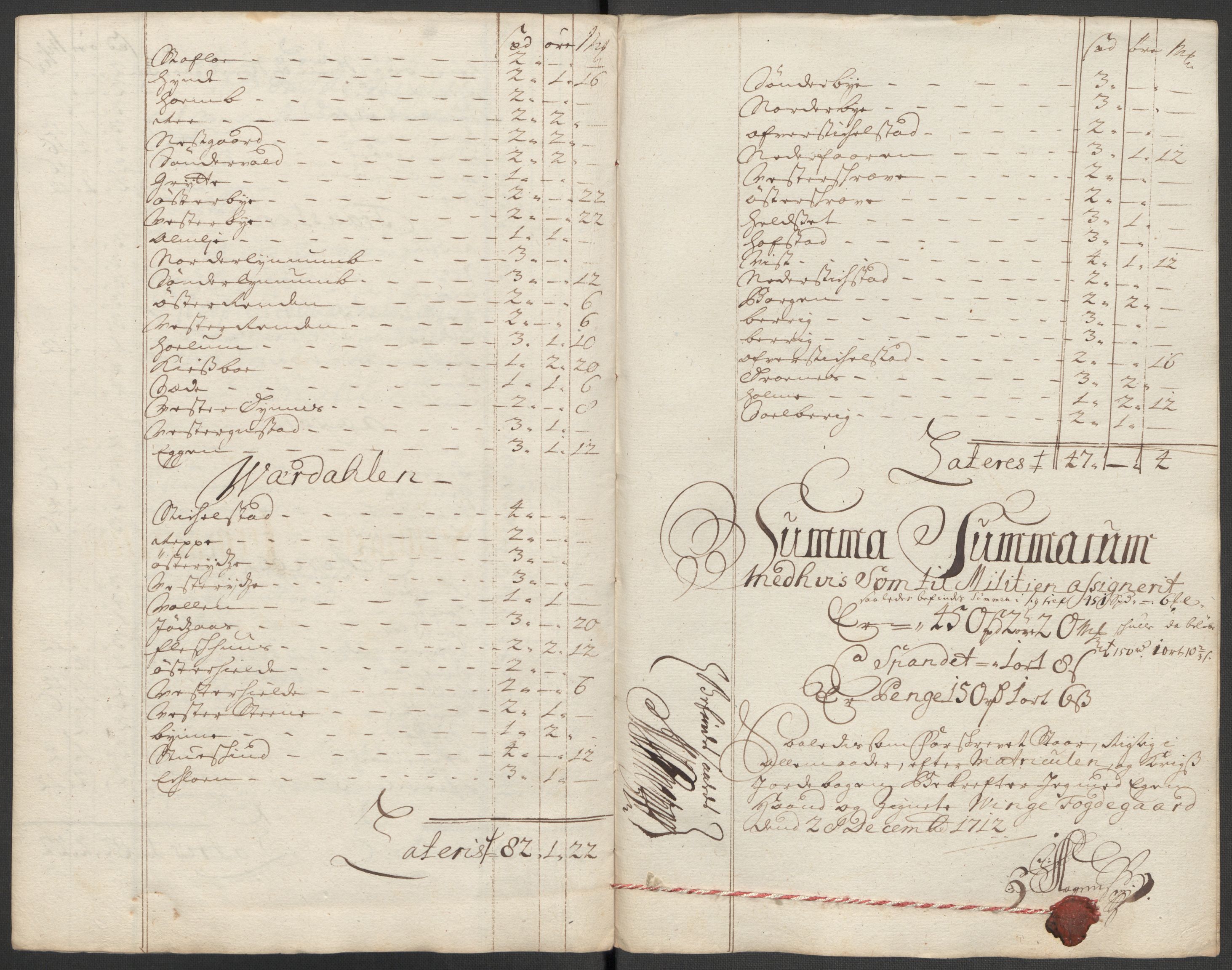 Rentekammeret inntil 1814, Reviderte regnskaper, Fogderegnskap, RA/EA-4092/R62/L4202: Fogderegnskap Stjørdal og Verdal, 1712, p. 181