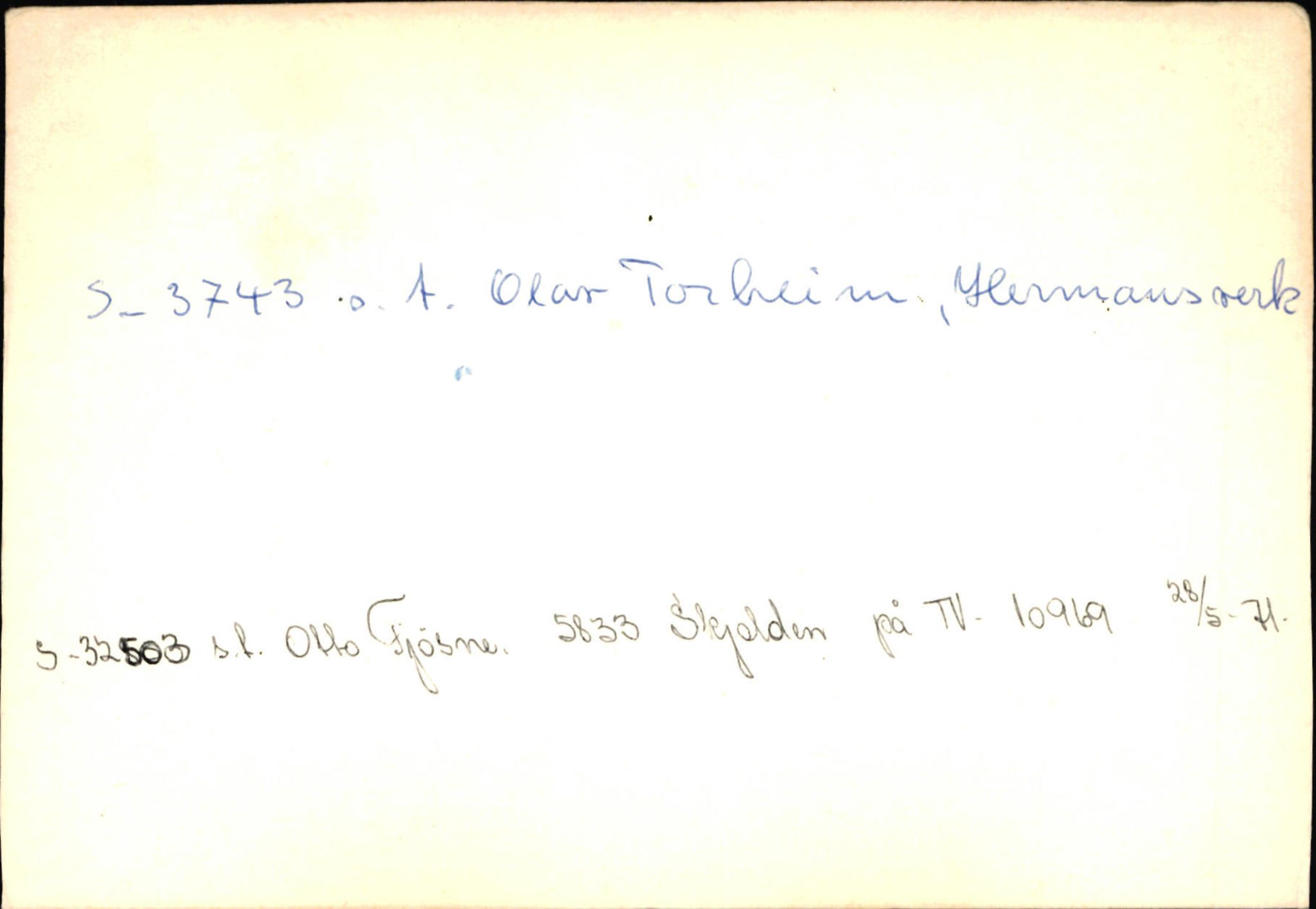 Statens vegvesen, Sogn og Fjordane vegkontor, AV/SAB-A-5301/4/F/L0126: Eigarregister Fjaler M-Å. Leikanger A-Å, 1945-1975, p. 2280