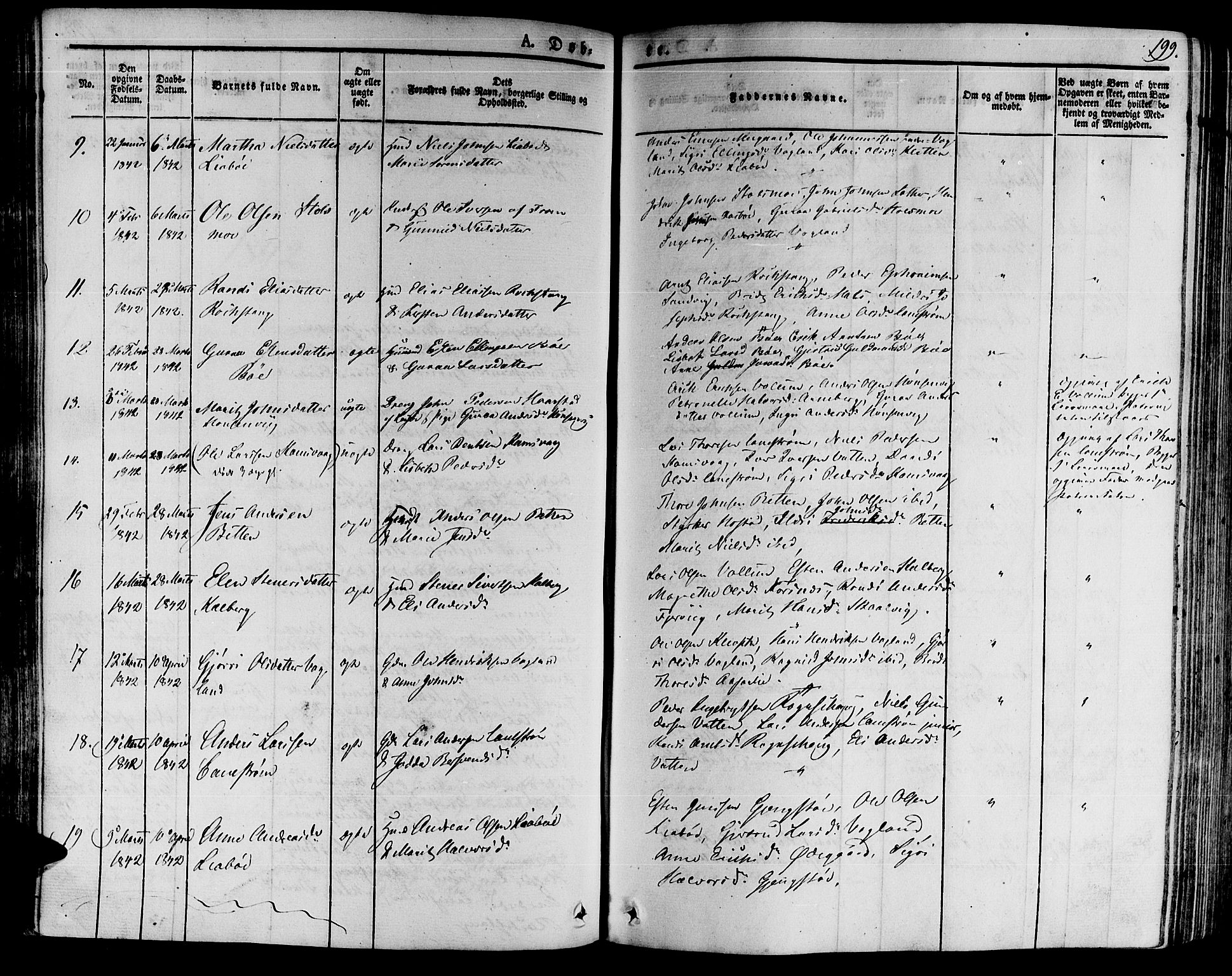 Ministerialprotokoller, klokkerbøker og fødselsregistre - Møre og Romsdal, AV/SAT-A-1454/592/L1025: Parish register (official) no. 592A03 /2, 1831-1849, p. 199